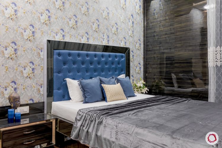 indian-house-design-blue-headboard-bed