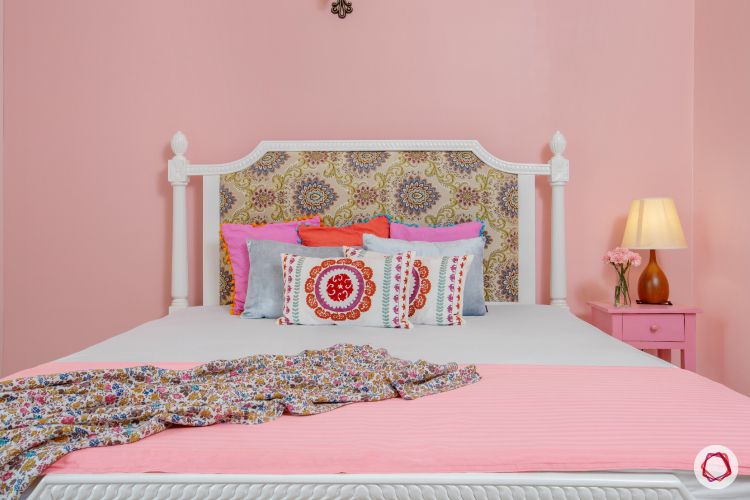 Indian home design_kids room bed