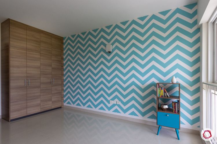 House design ideas_zigzag wallpaper