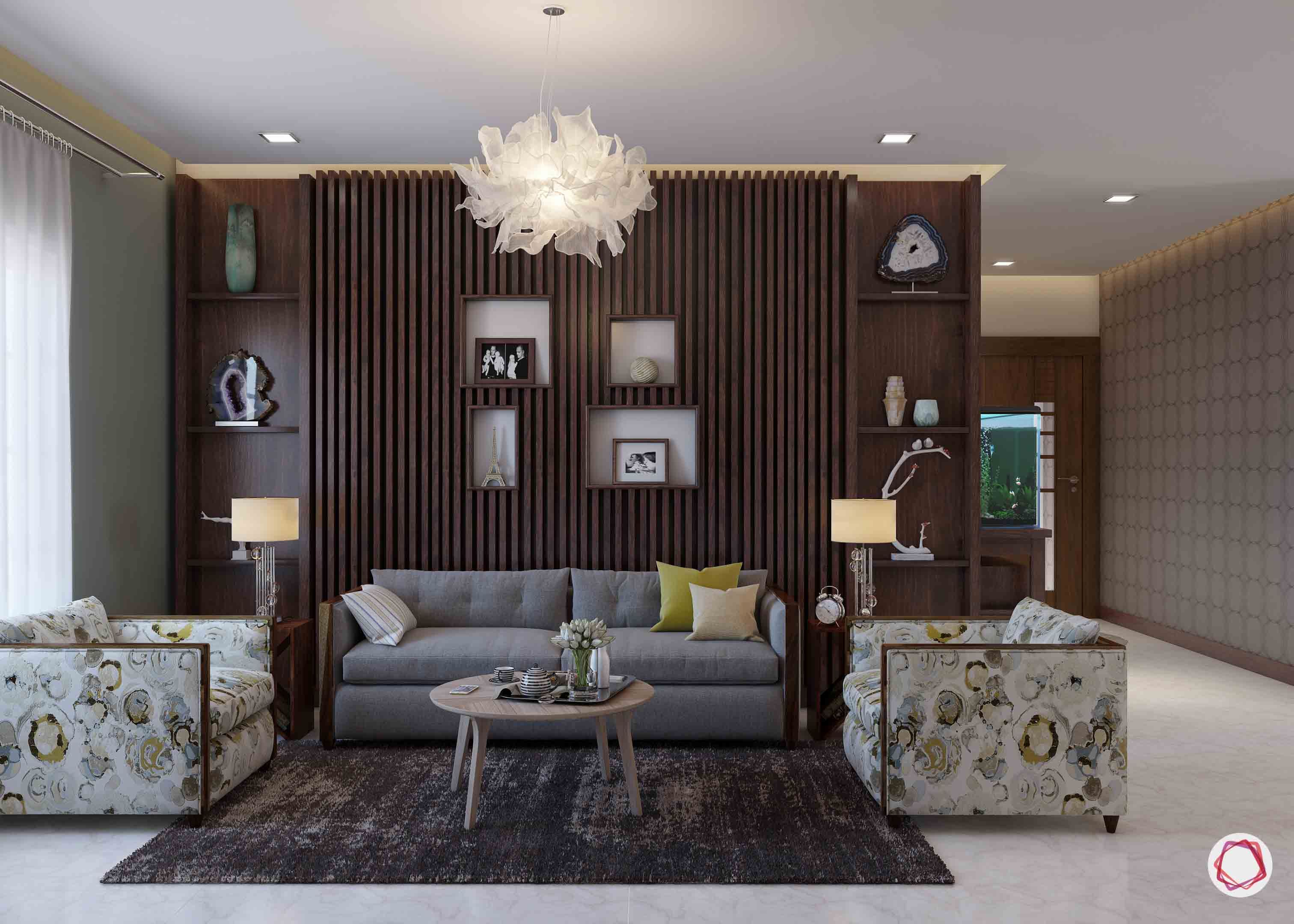 wall shelves for living room wall display brown