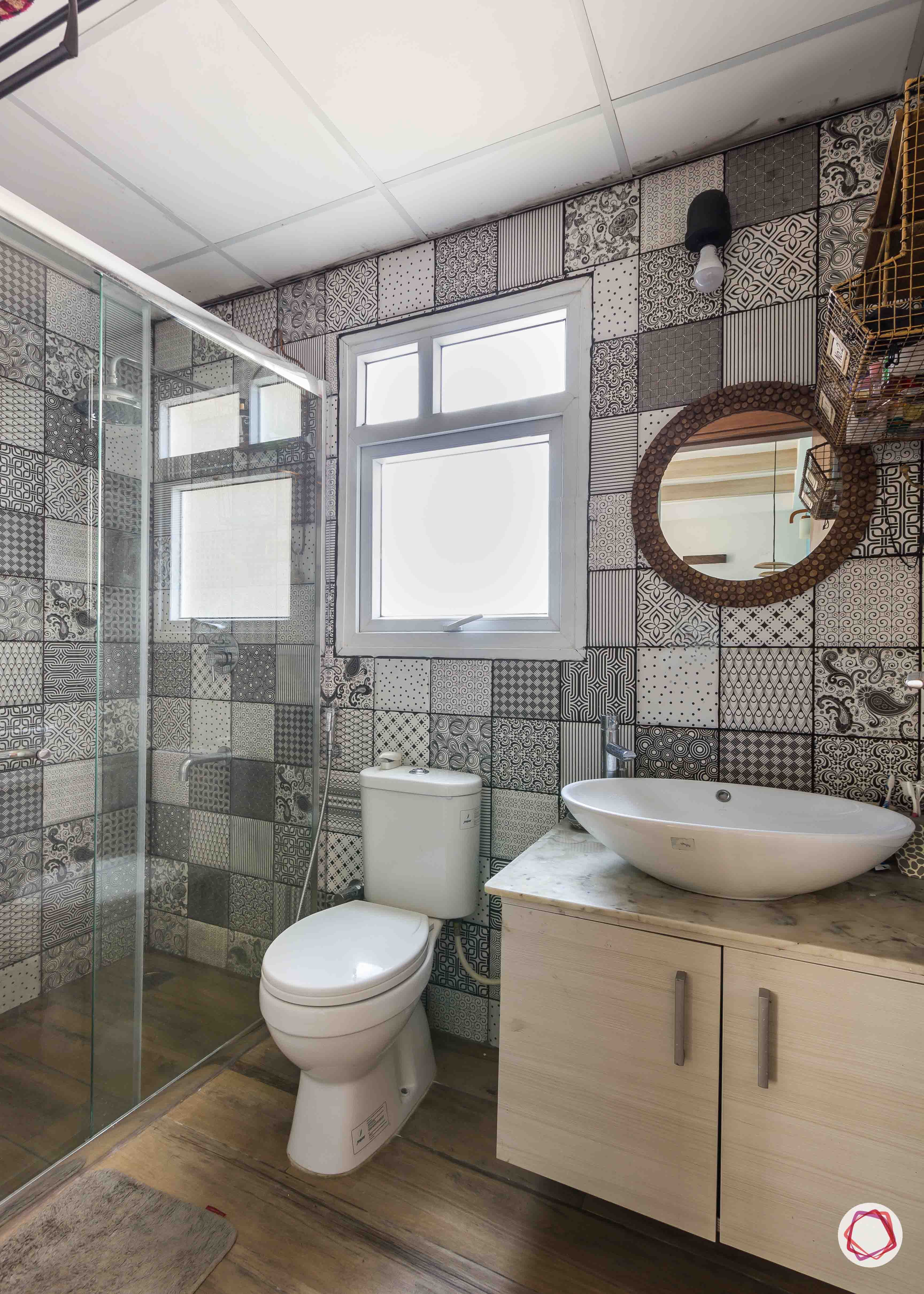 bathroom-sink-counter-cabinets-white-patterned-tiles