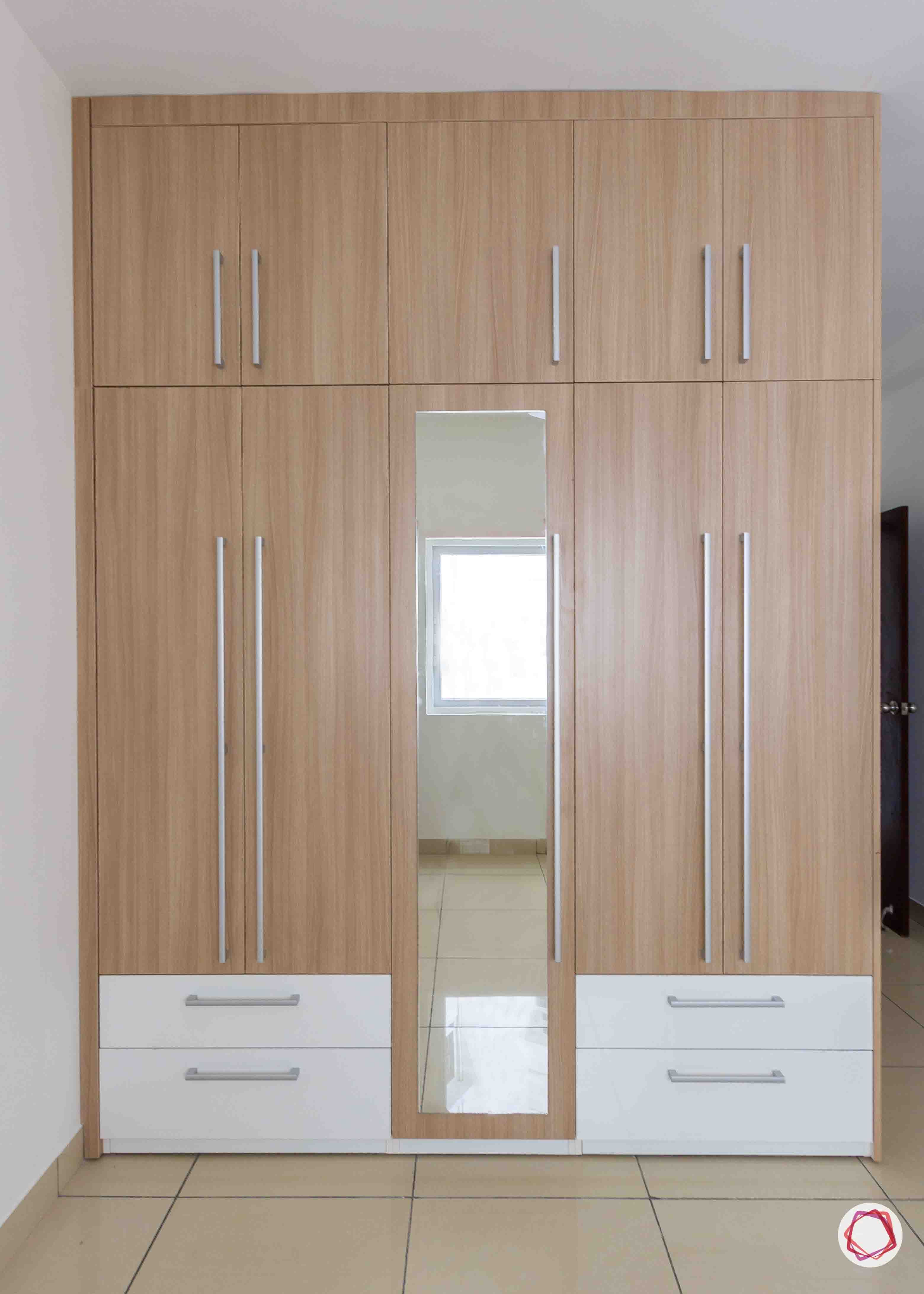 latest house design wooden wardrobe