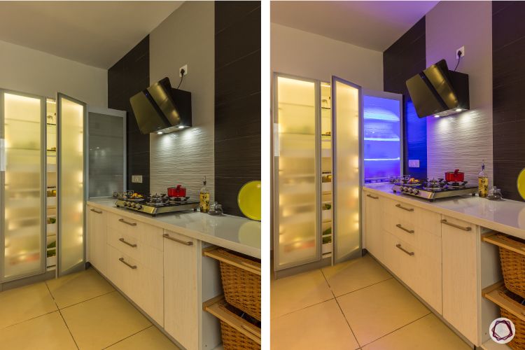 modern house design kitchen tall units