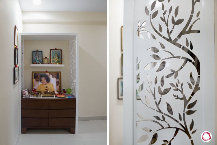 Simple house plans_guest room pooja corner