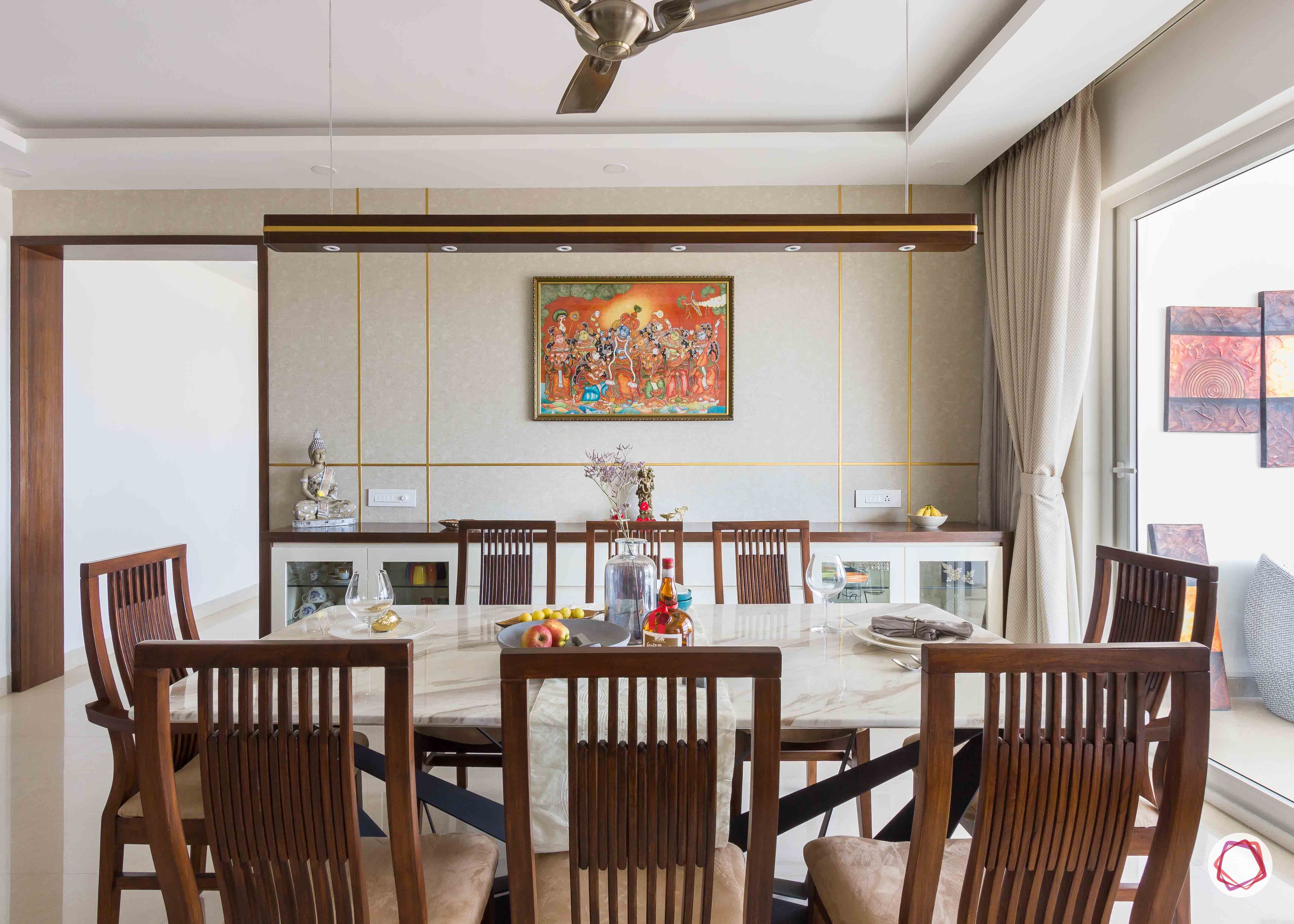 Adarsh palm retreat_dining room 1