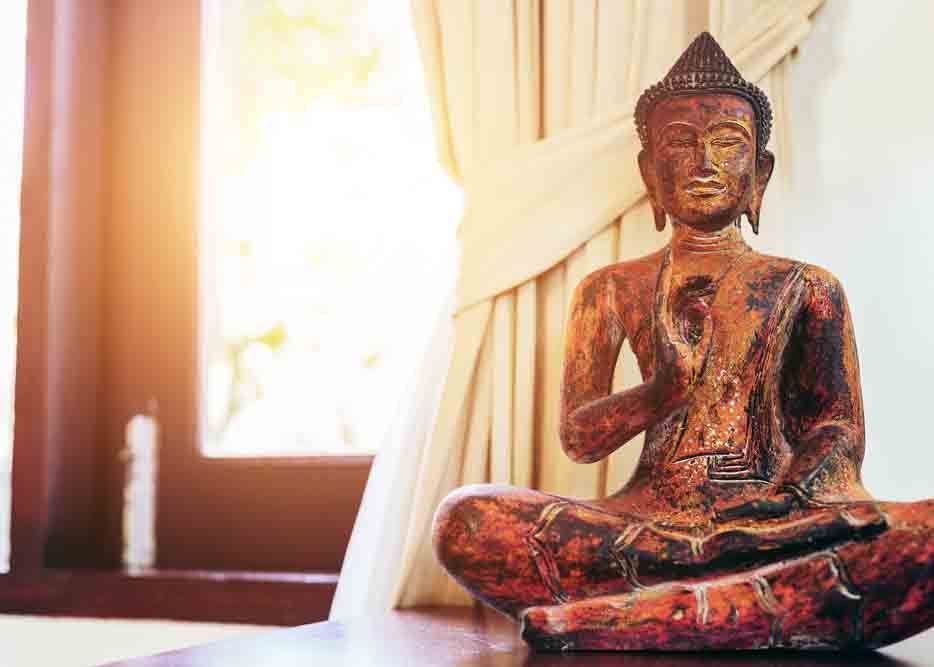 Webelkart Premium Meditating Sitting Gautam Buddha Idol Statue Showpie