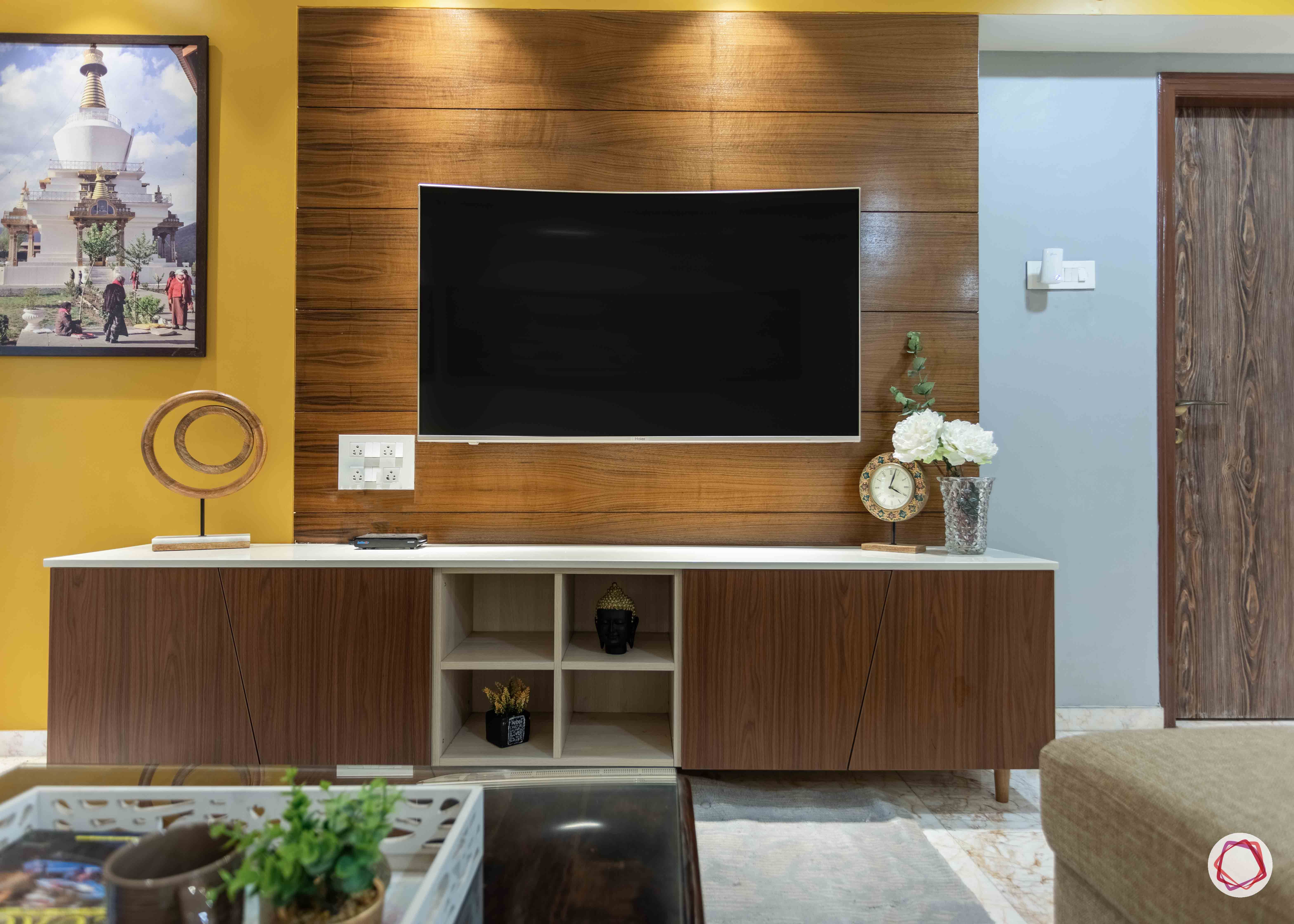 living-wooden tv unit