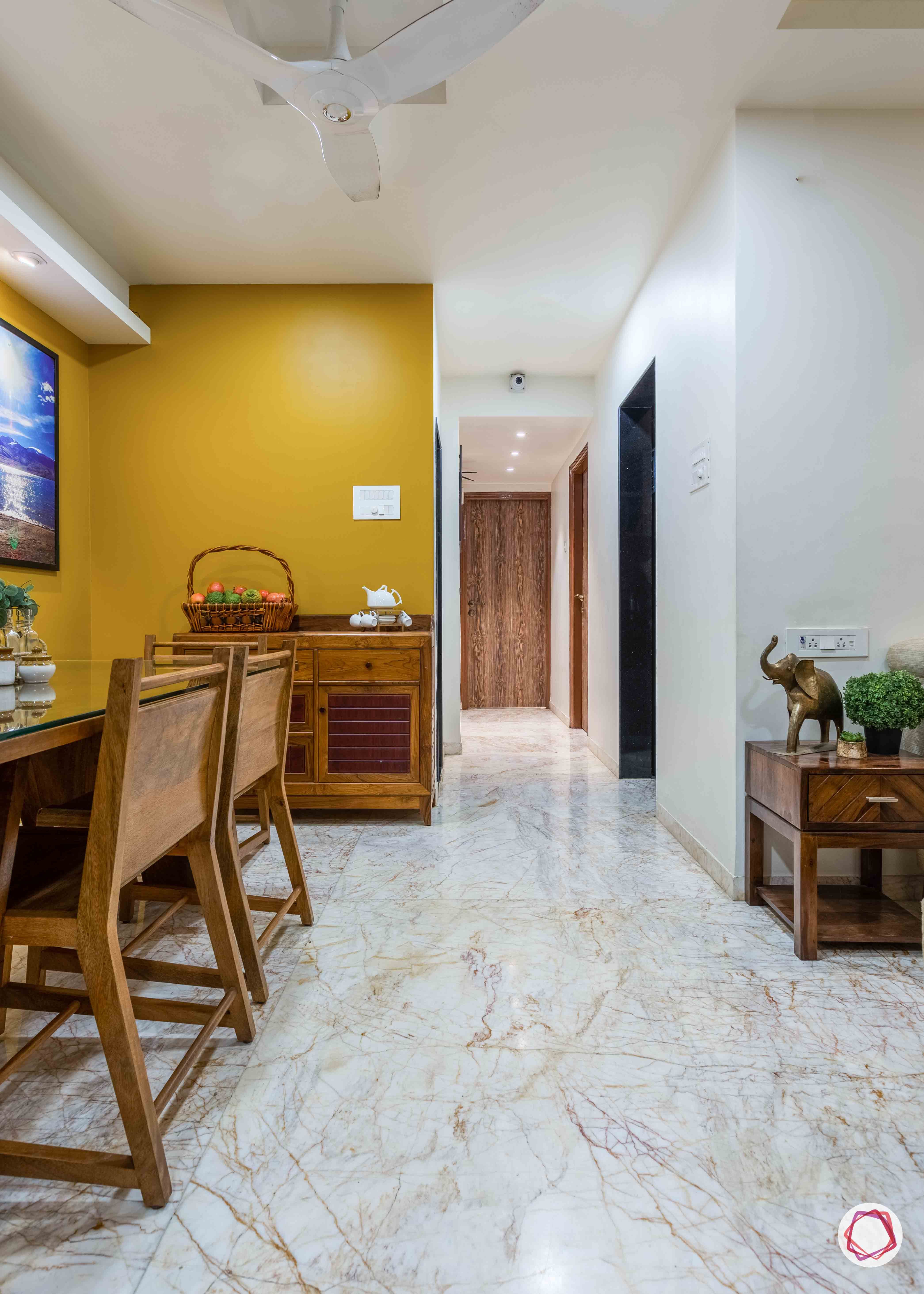 home interior-living-mustard wall