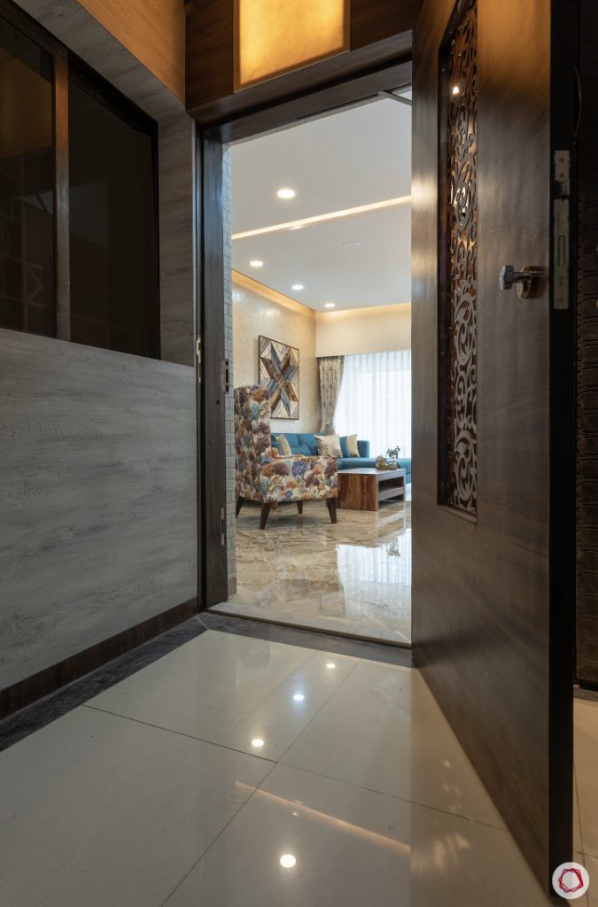 2bhk interior design india_entrance