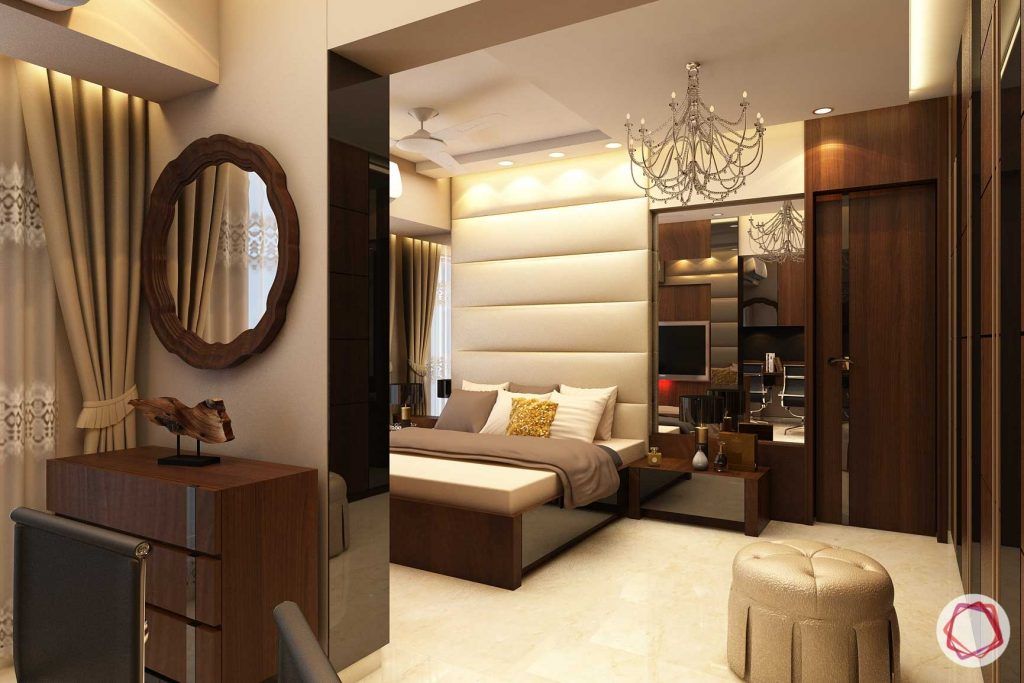 Home interiors ghatkopar east_master bedroom full view