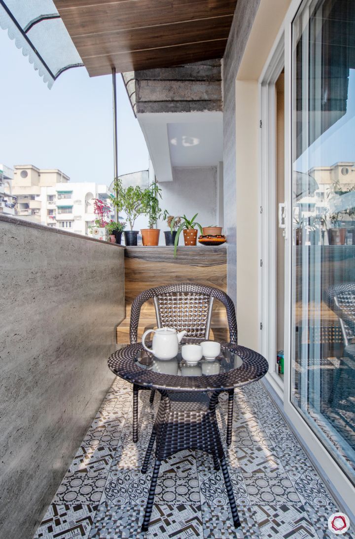 New home design in Dwarka_guest room balcony