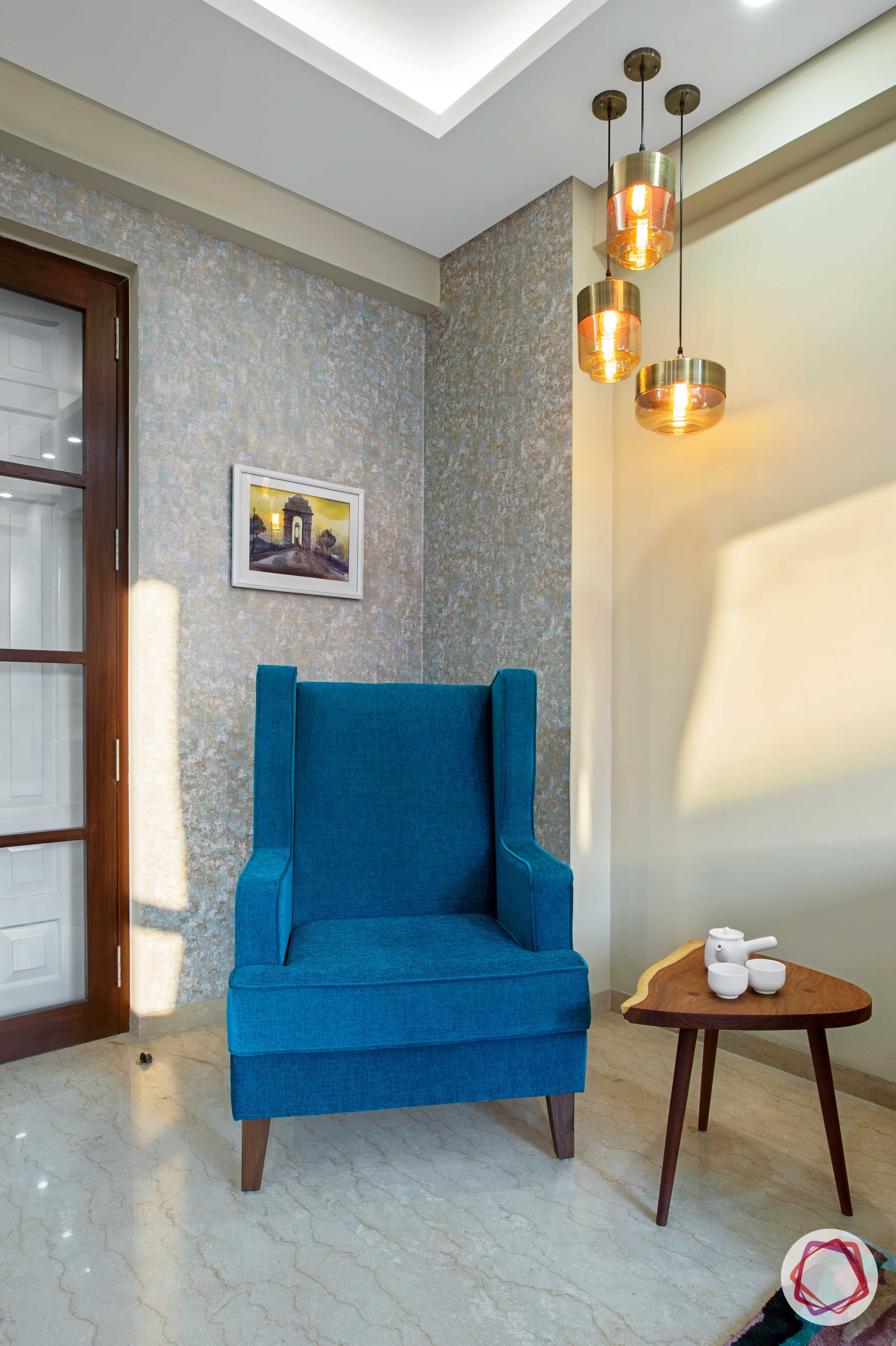 Prateek Stylome-pendant lights designs-blue armchair designs