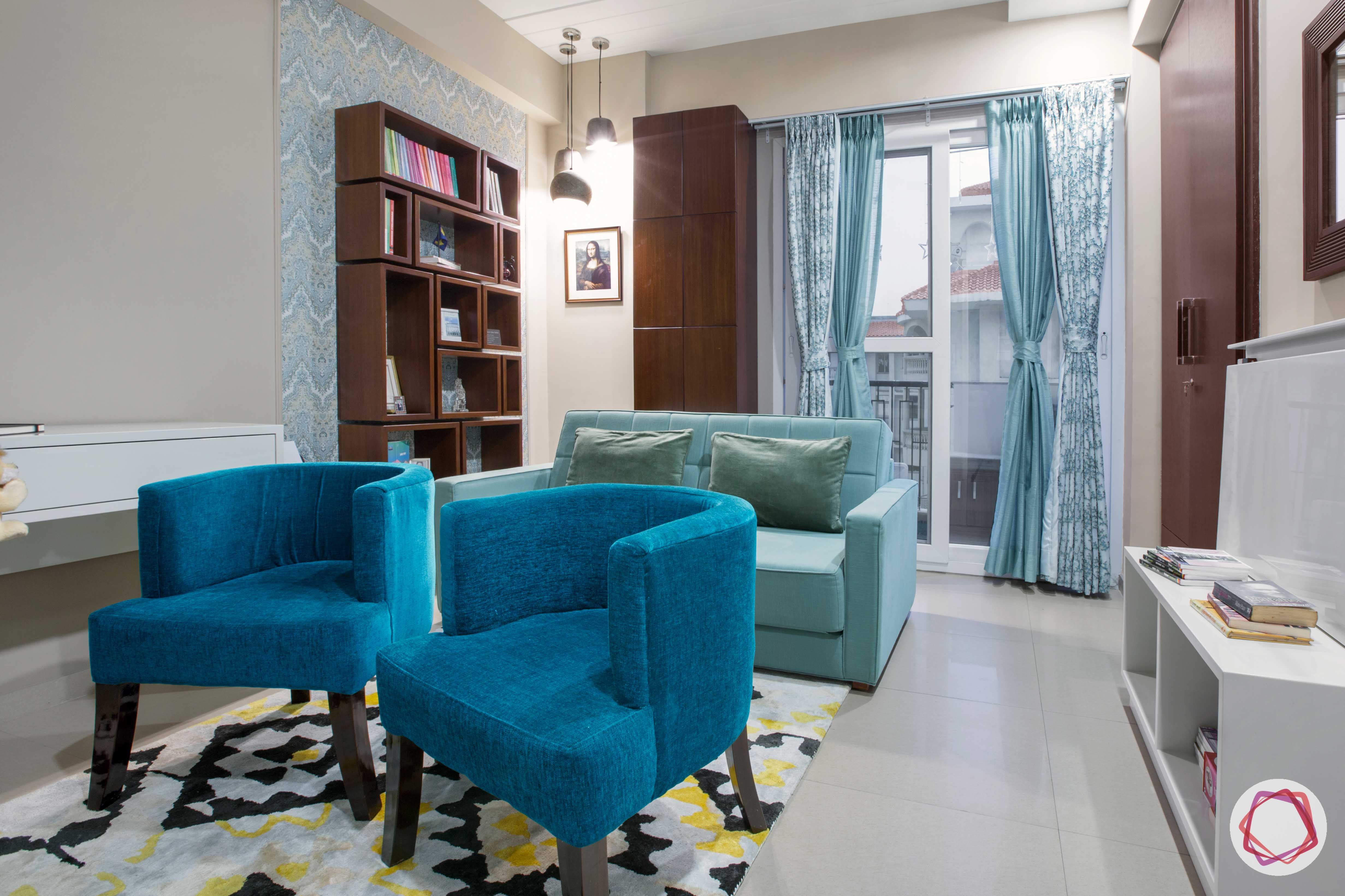 Prateek Stylome-blue chair designs-blue sofa designs