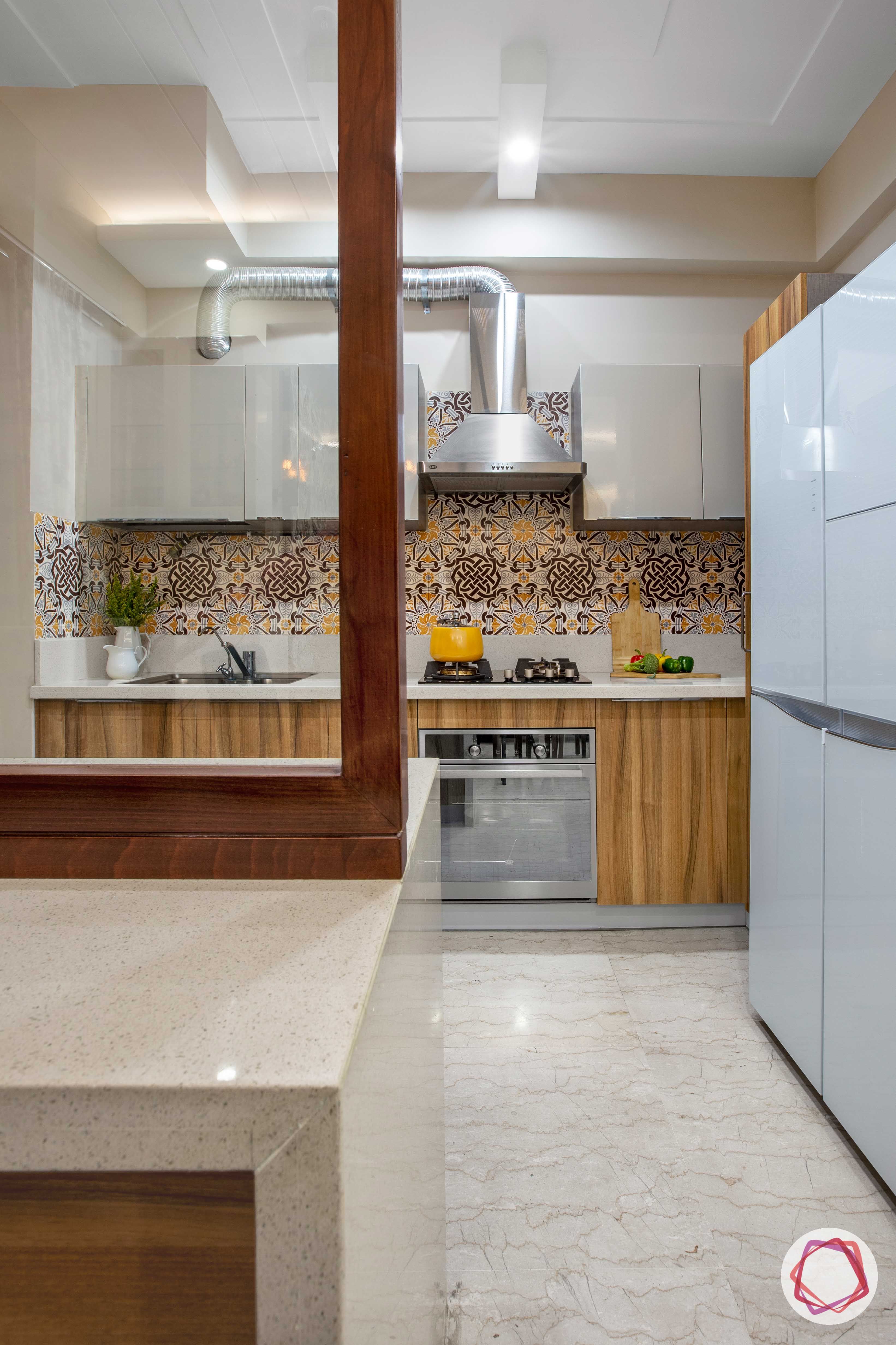 Prateek Stylome-kitchen partition-moroccan tile designs