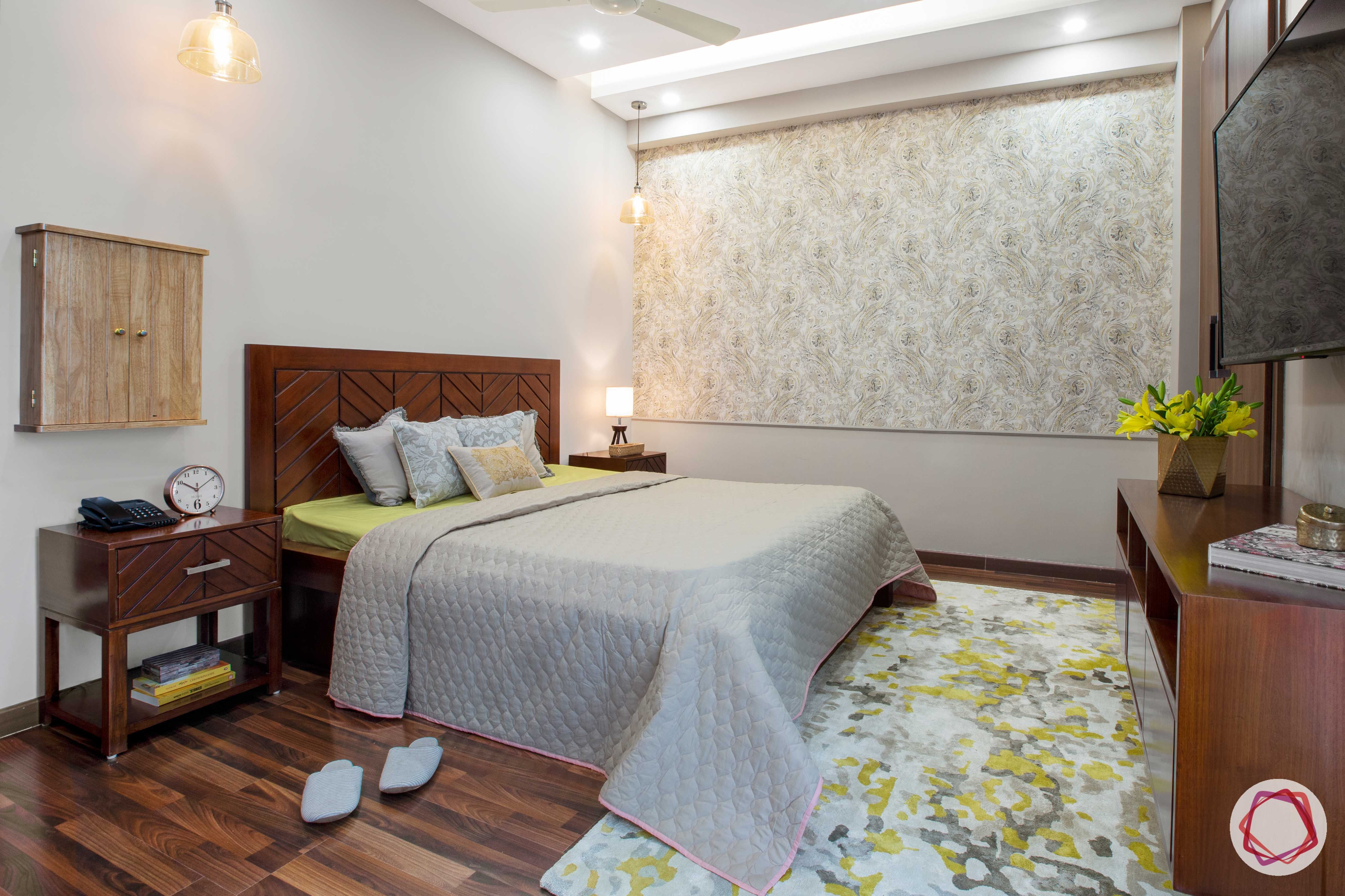 Prateek Stylome-wooden bed designs-floral carper designs