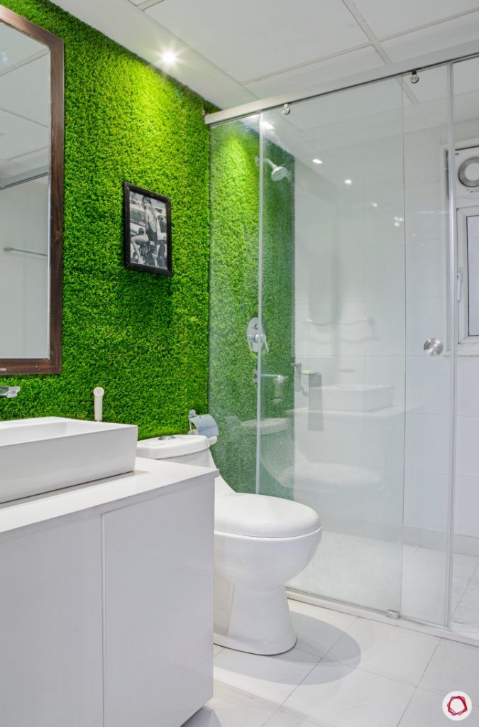 Bathroom remodel_greenery