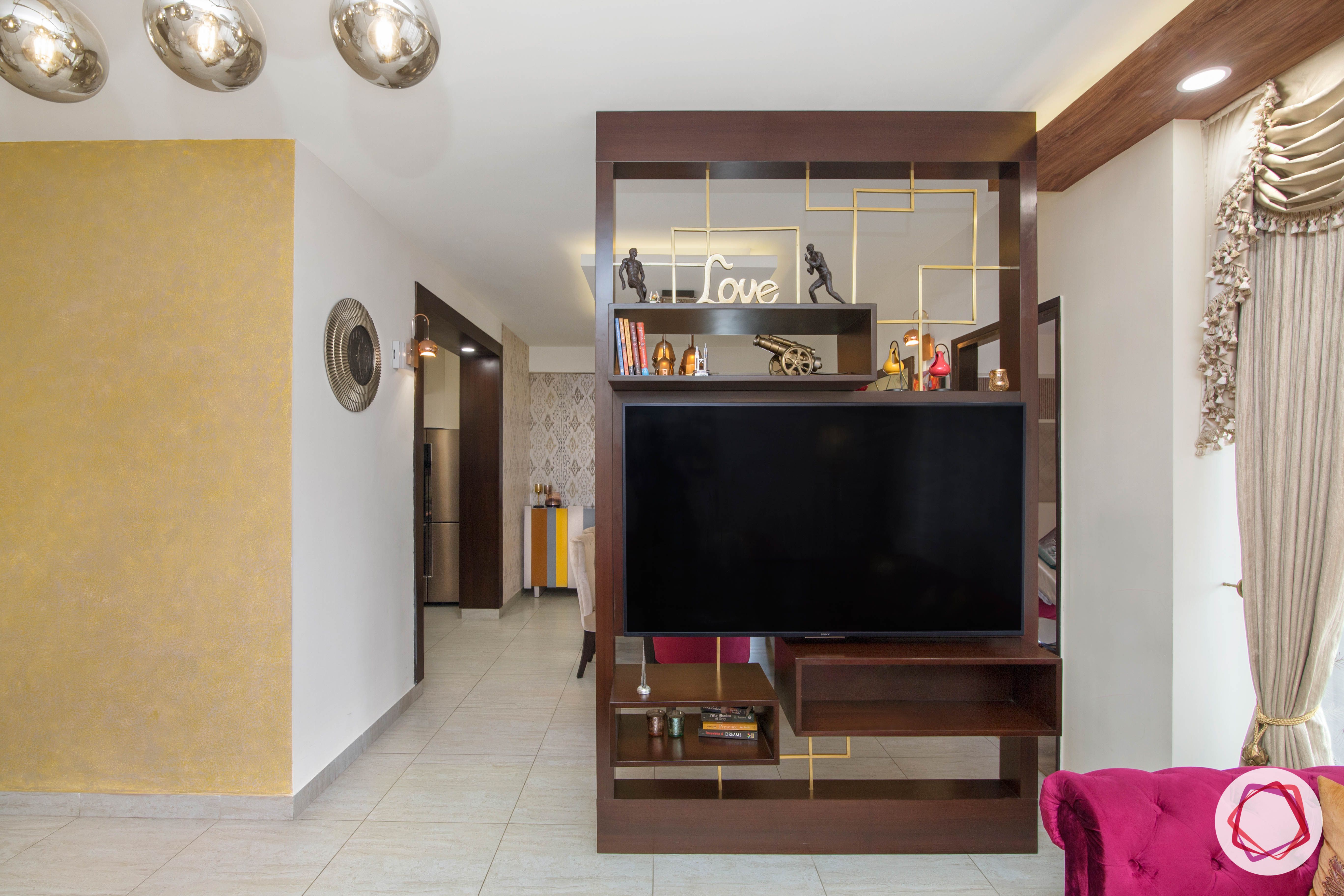 beautiful home design living room TV unit