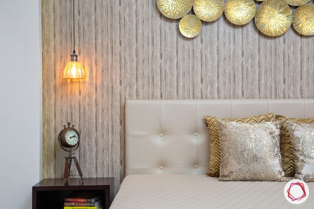 beautiful home design bedroom wooden wallpaper accent