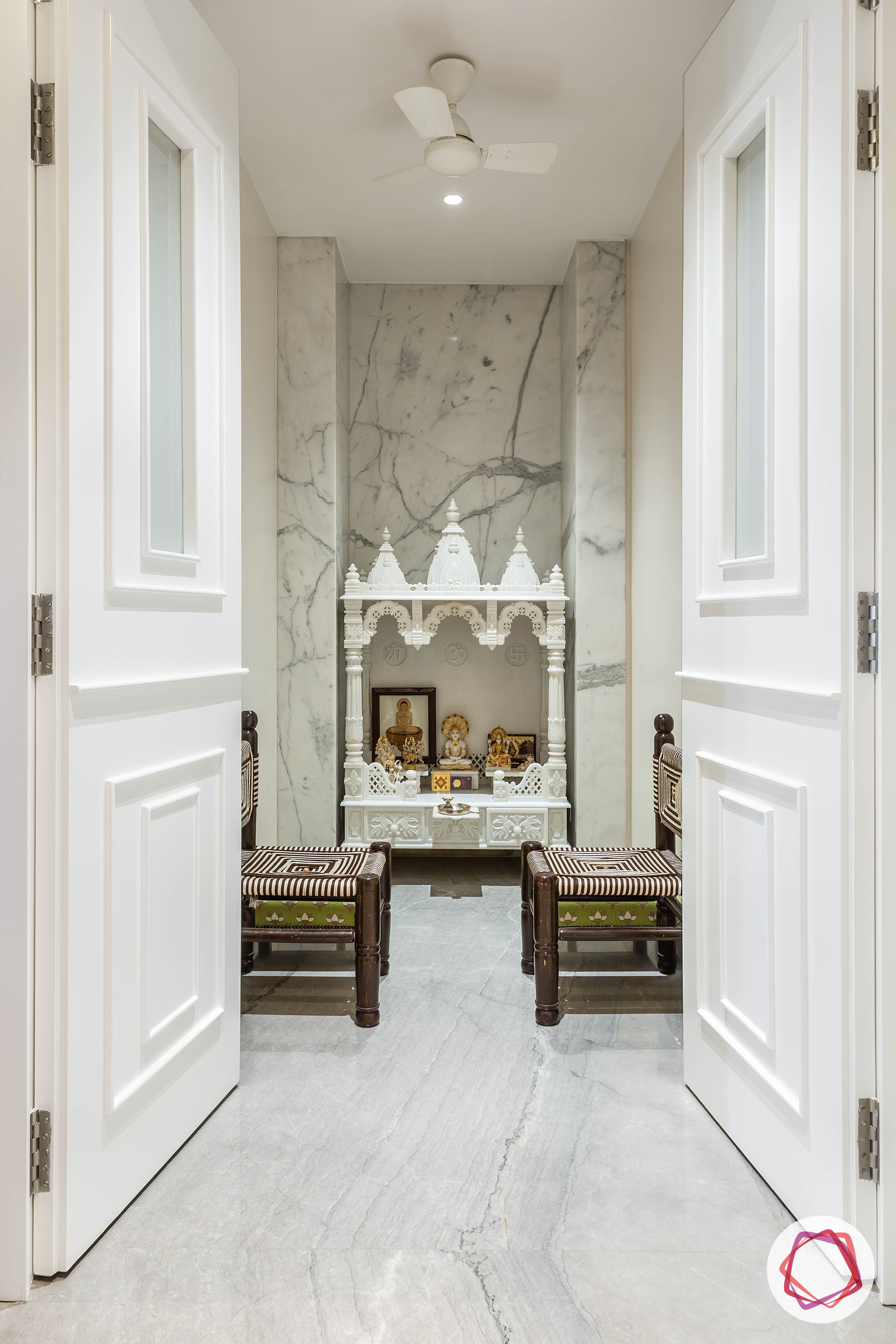 4bhk house plan-pooja room designs-marble flooring-marble pooja room designs-mandir designs-marble mandir