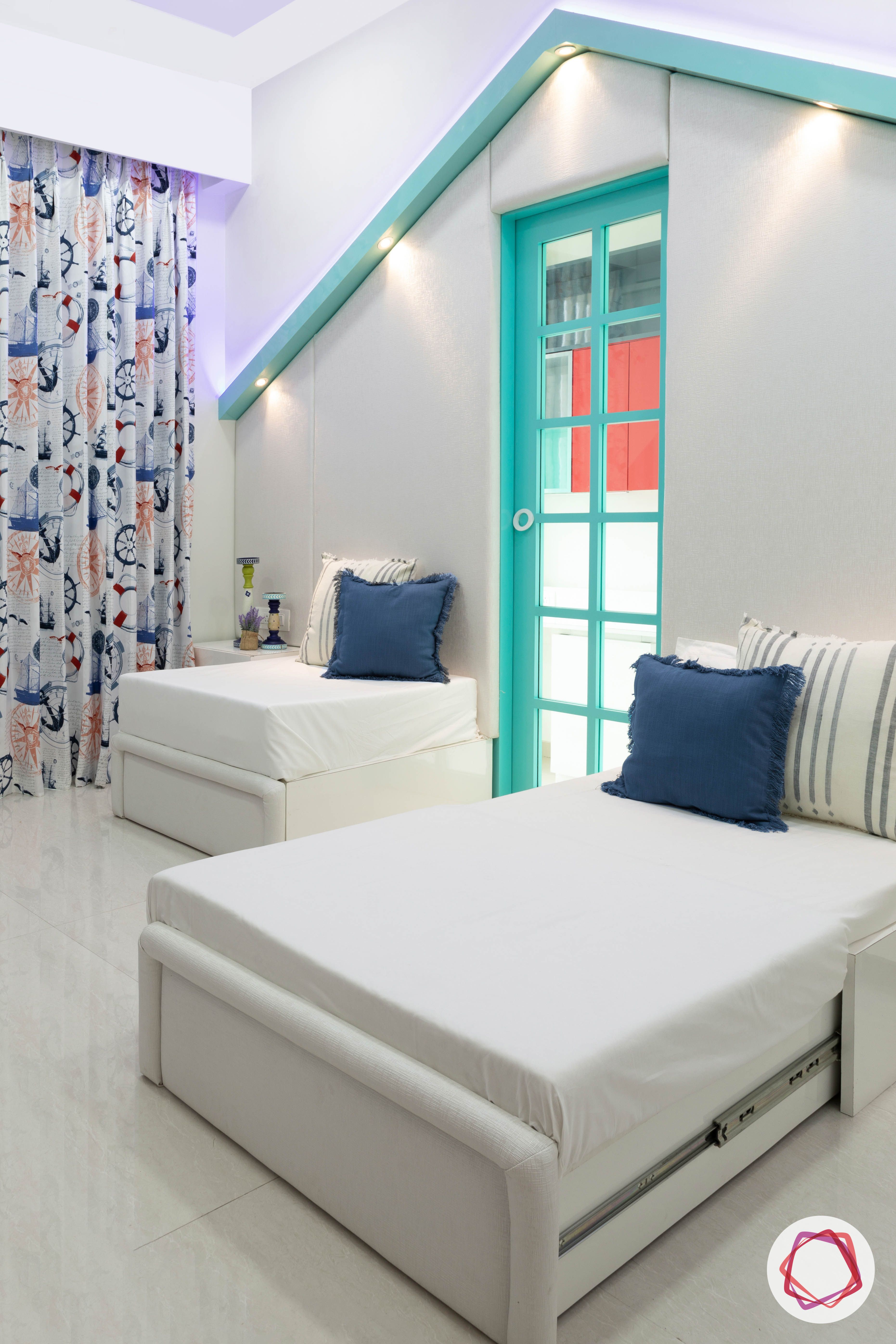 minimalism-minimal decor-minimal design-kids room decor-kids room furniture-sofa-cum bed designs