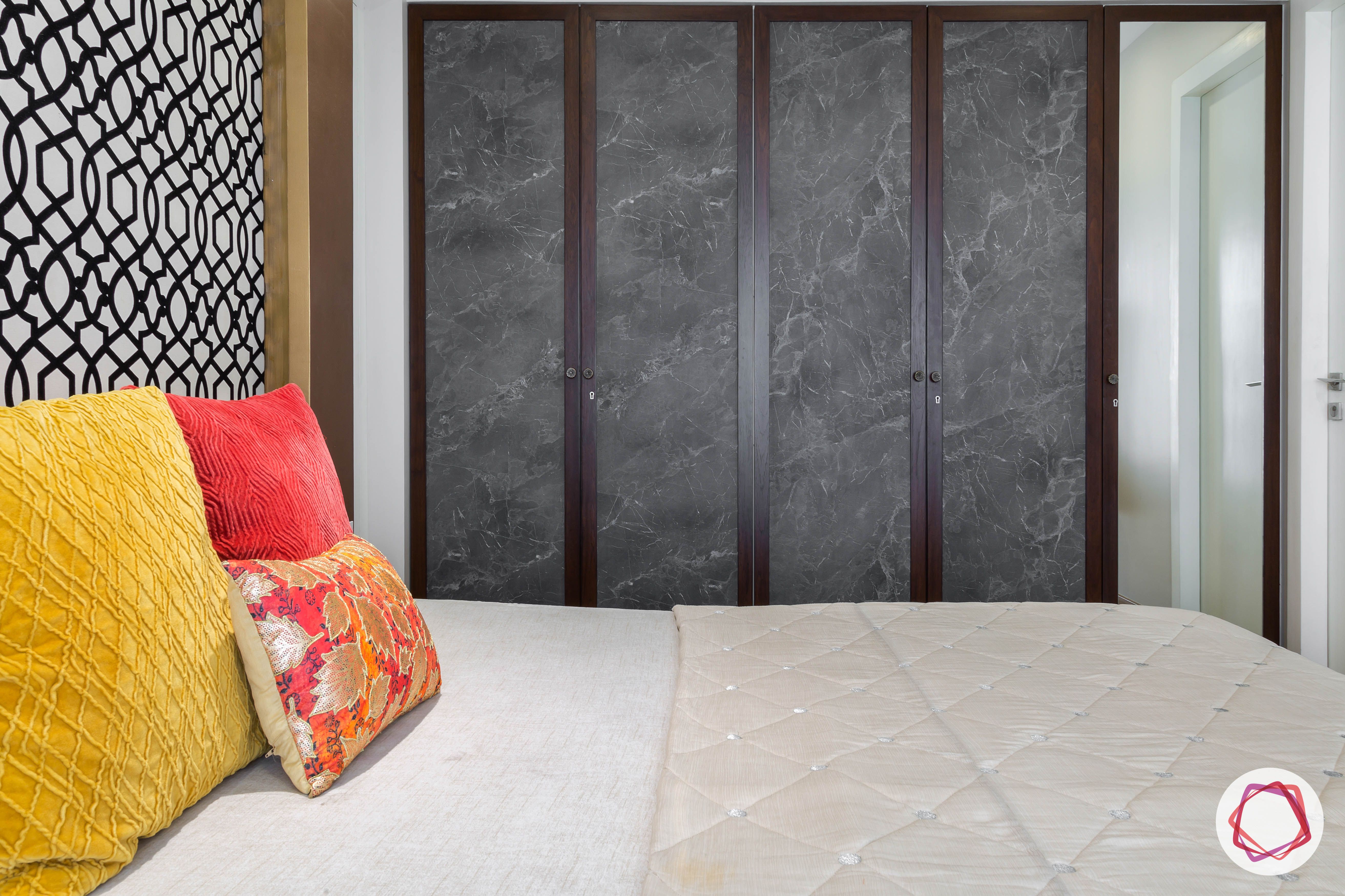 lodha group-bohemian wall panel-colours for bedroom-antique wardrobe