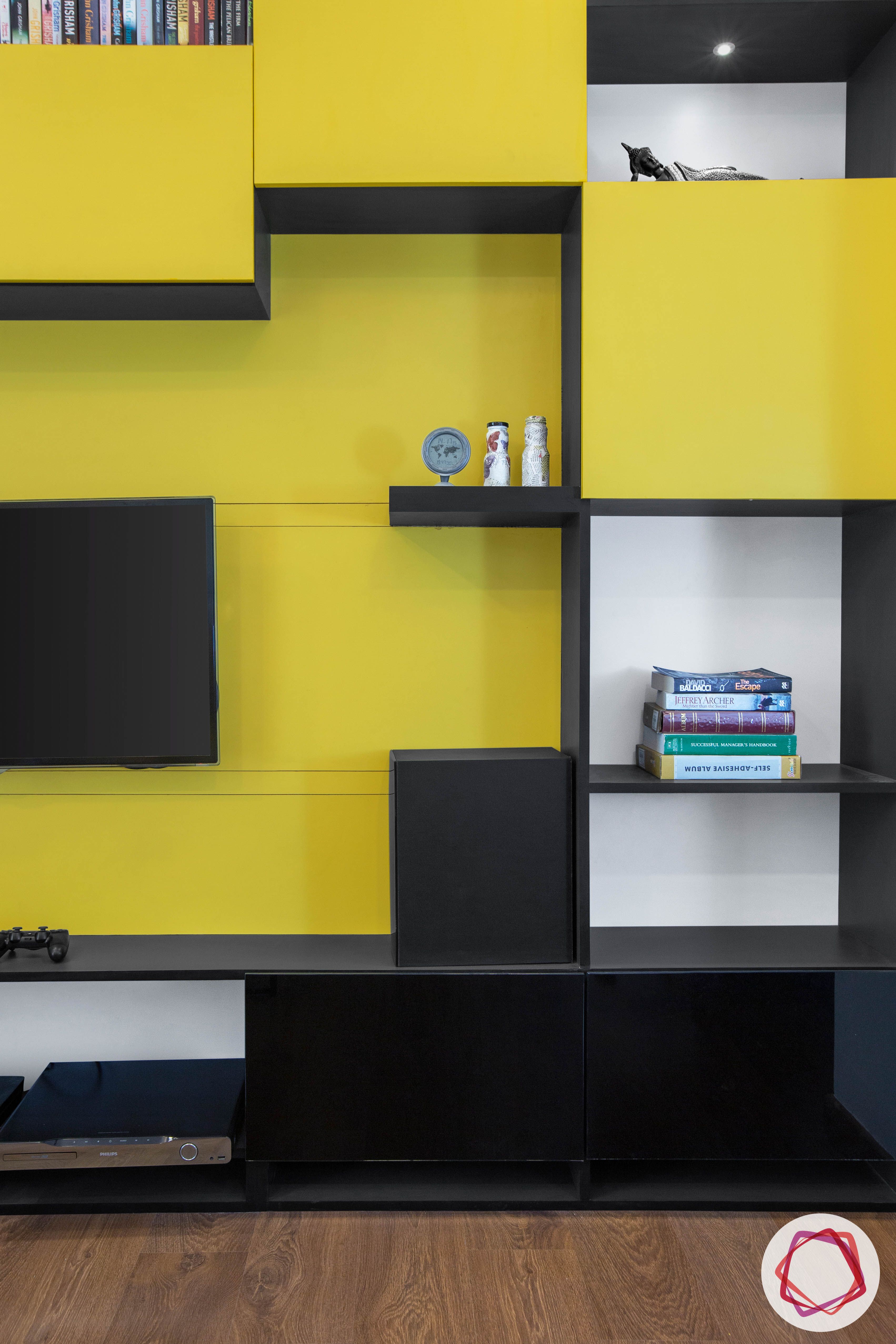 entertainment-unit-designs-book-shelf-cum-TV-unit