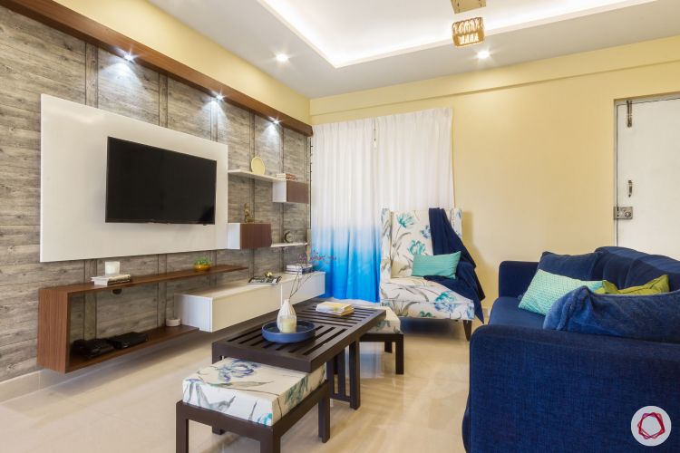 home bangalore-living room-seating area-tv unit-wooden centre table-laminate tv unit