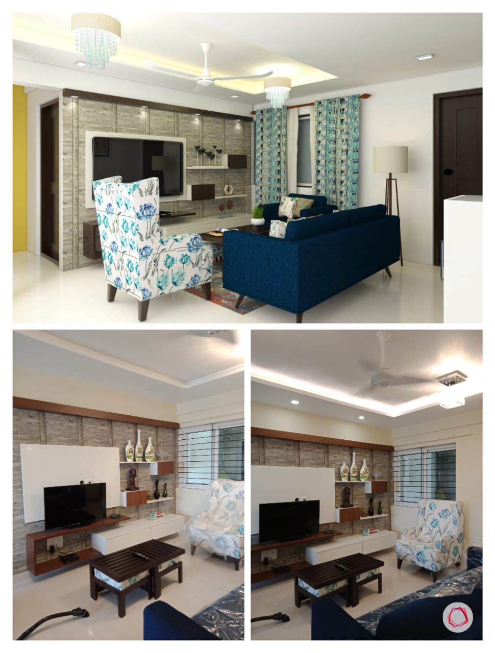 home bangalore-living room-3d design-3d living room-vray