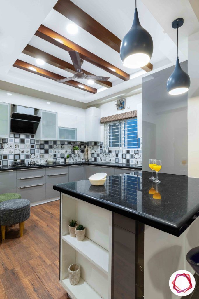 island kitchen designs-wooden flooring designs