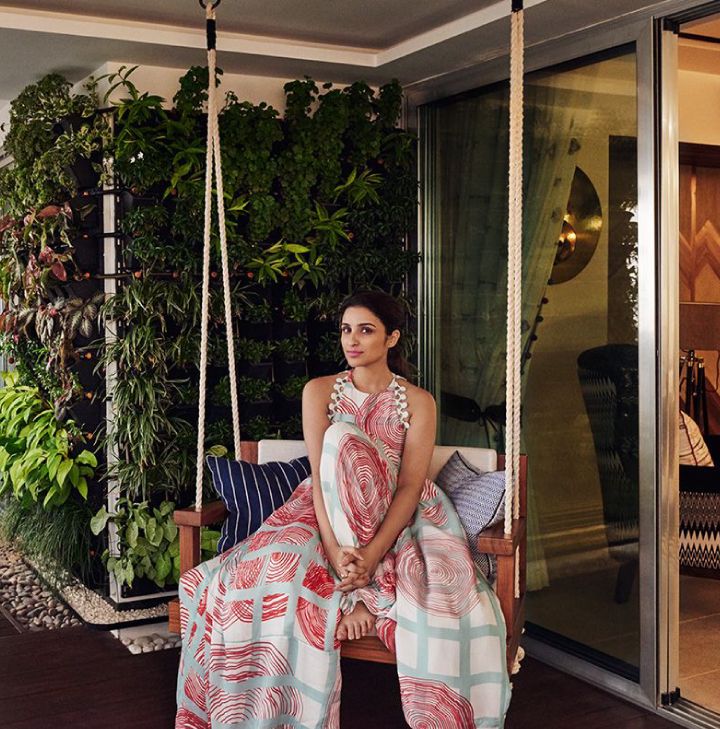 celebrity-homes-parineeti-chopra-swing-plant