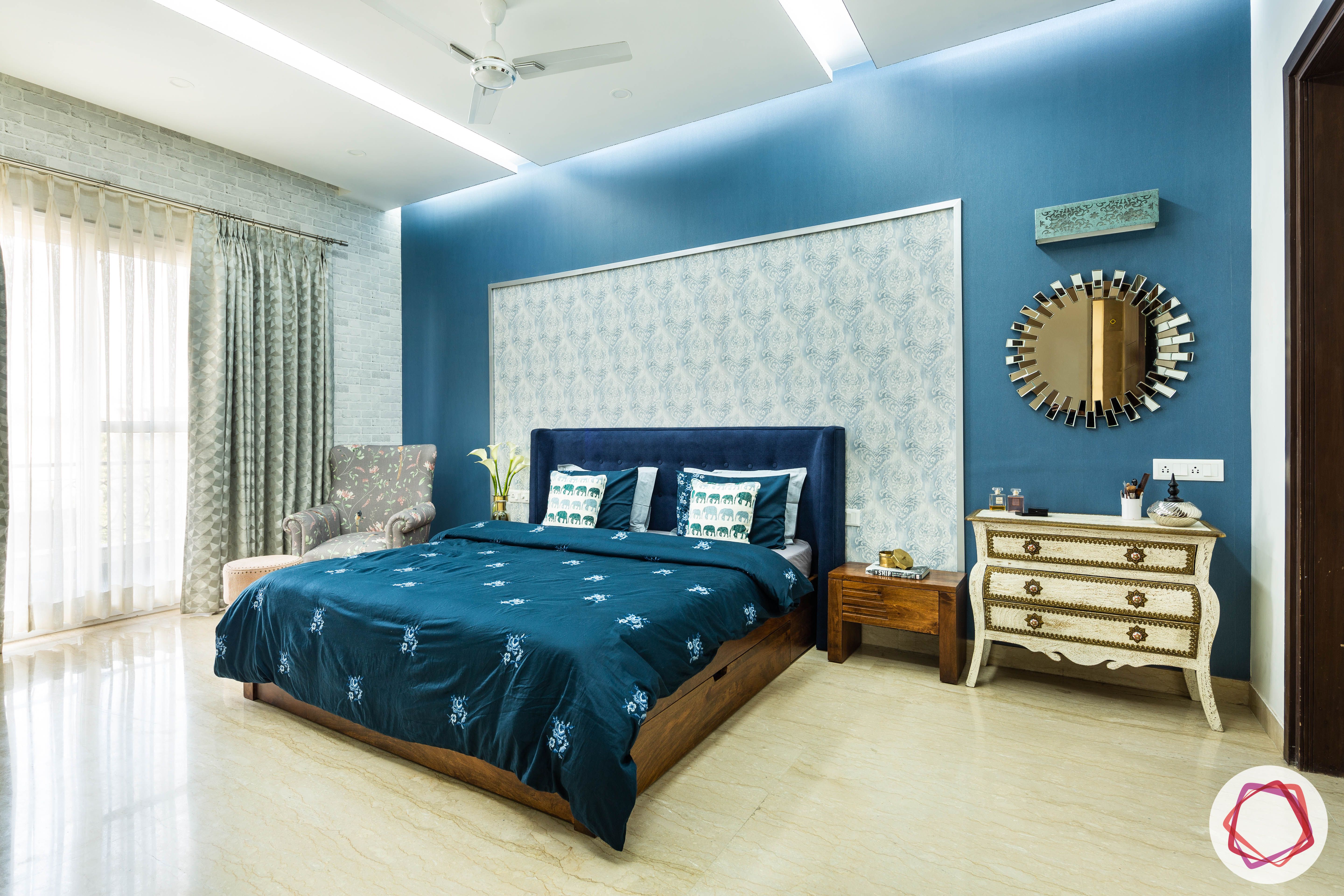 blue-wall-sheet-headboard