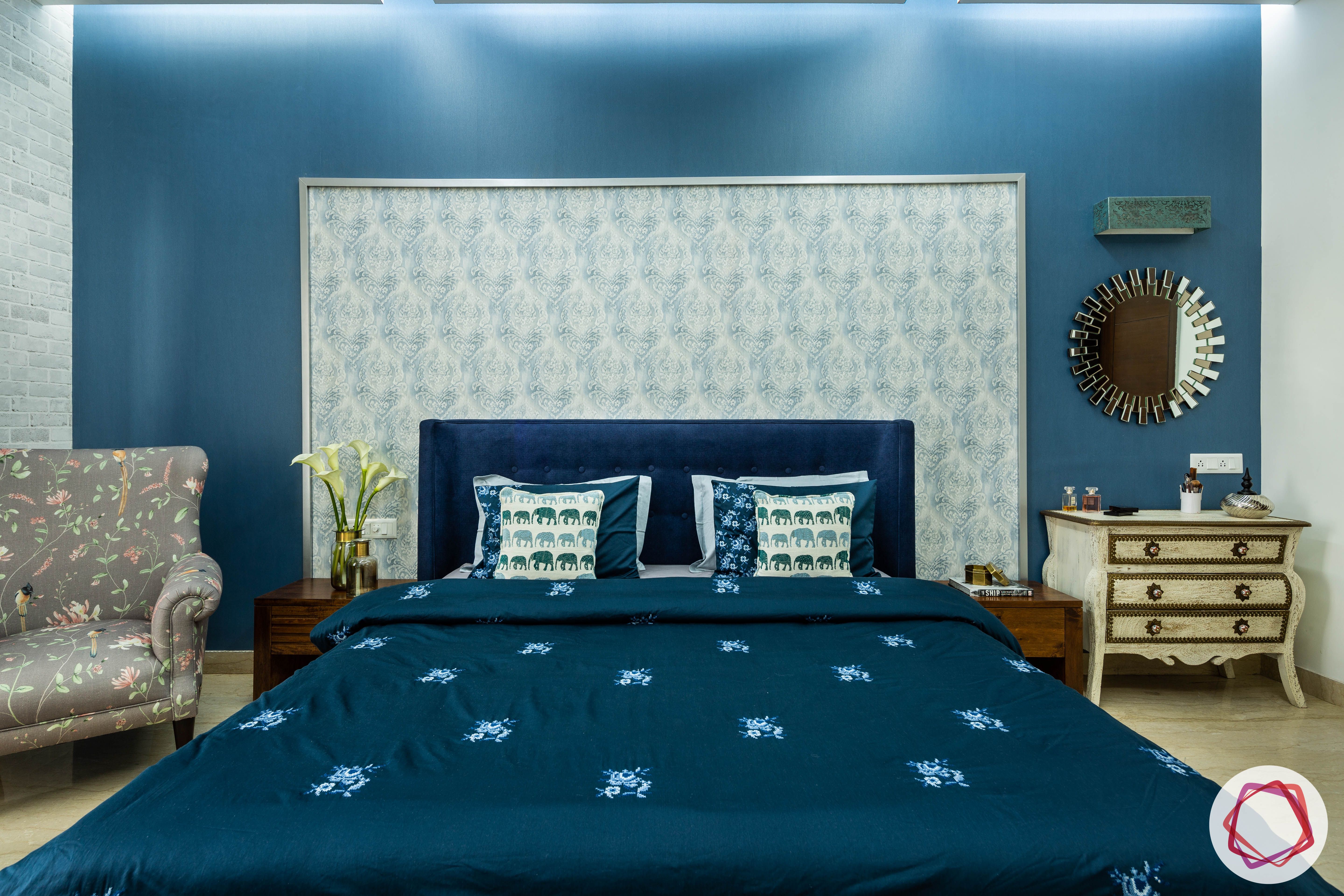 blue-wall-sheet-headboard-wallpaper-trims