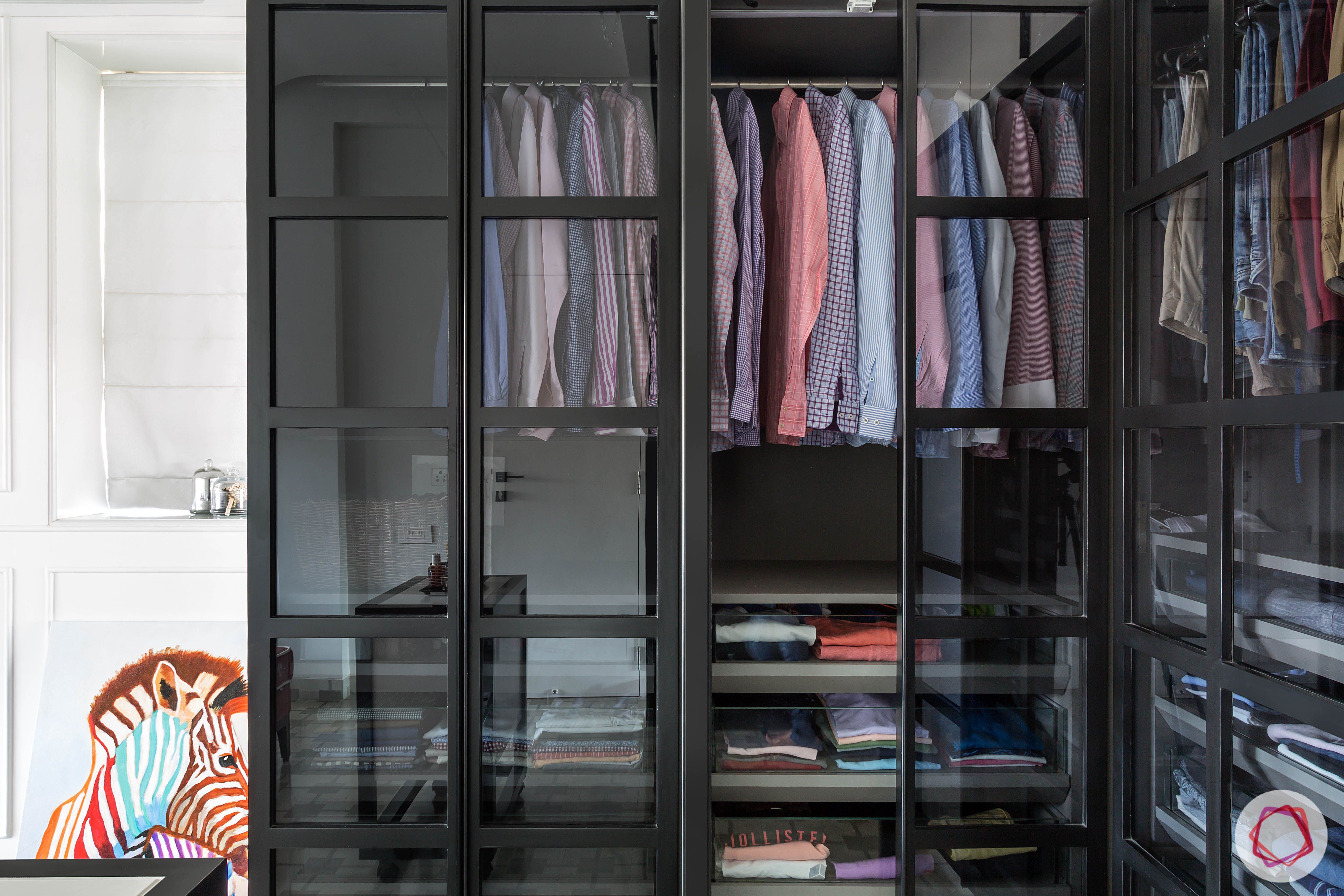 modern wardrobe-glass wardrobe design