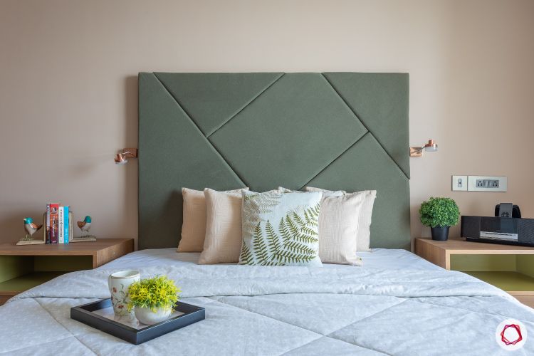 home mumbai-green headboard designs-reading lights for bedside