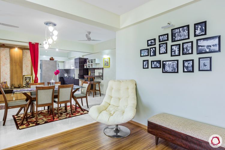 top-interior-designers-in-bangalore-living-room-bench-photo-wall-wooden-flooring