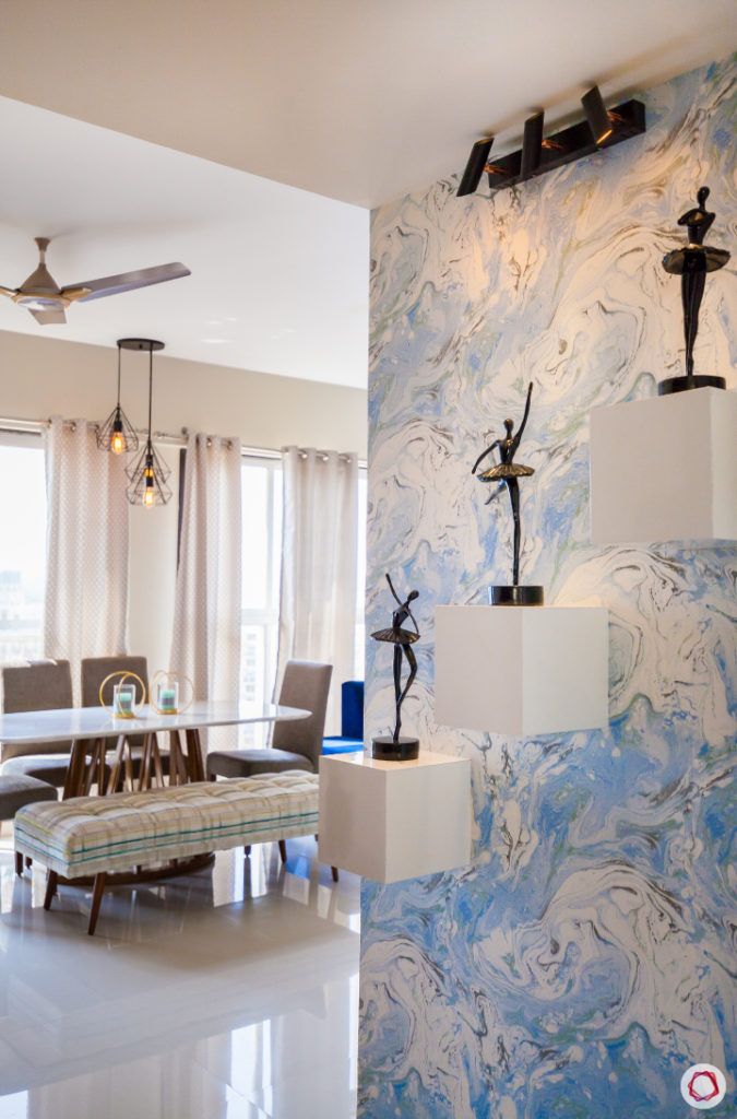 akshar elementa-foyer-entryway-printed wallpaper