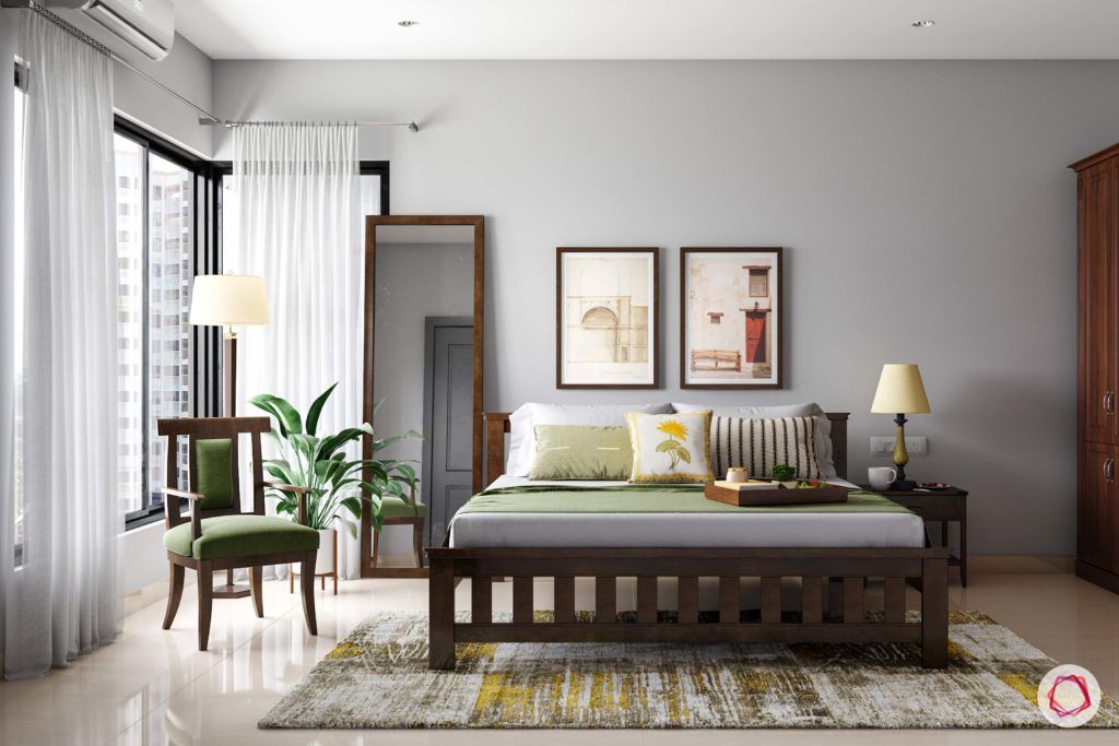 radhika apte_master bedroom_wooden furniture_full length mirror