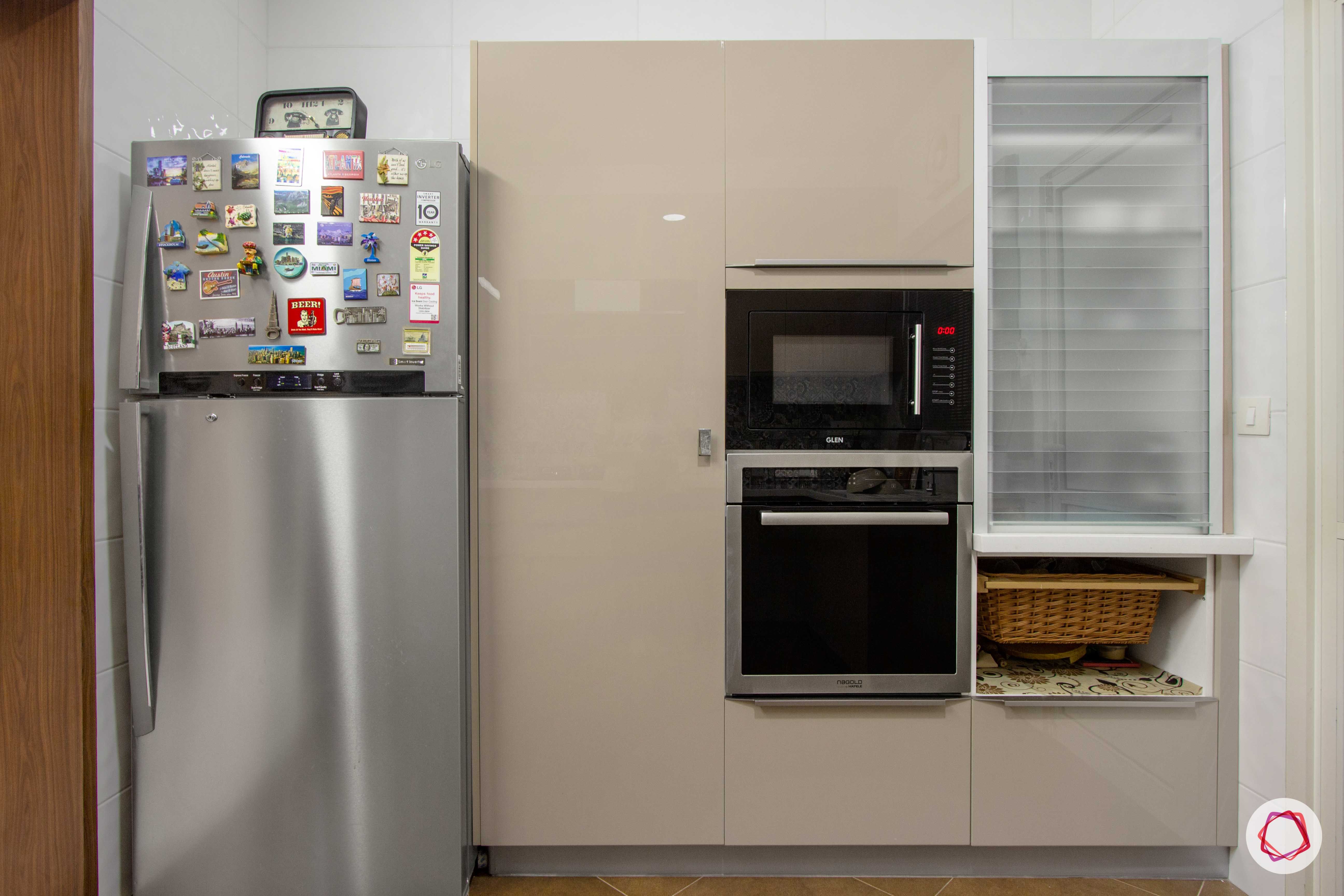 contemporary-house-design-kitchen-taupe-grey-cabinets-glossy-storage