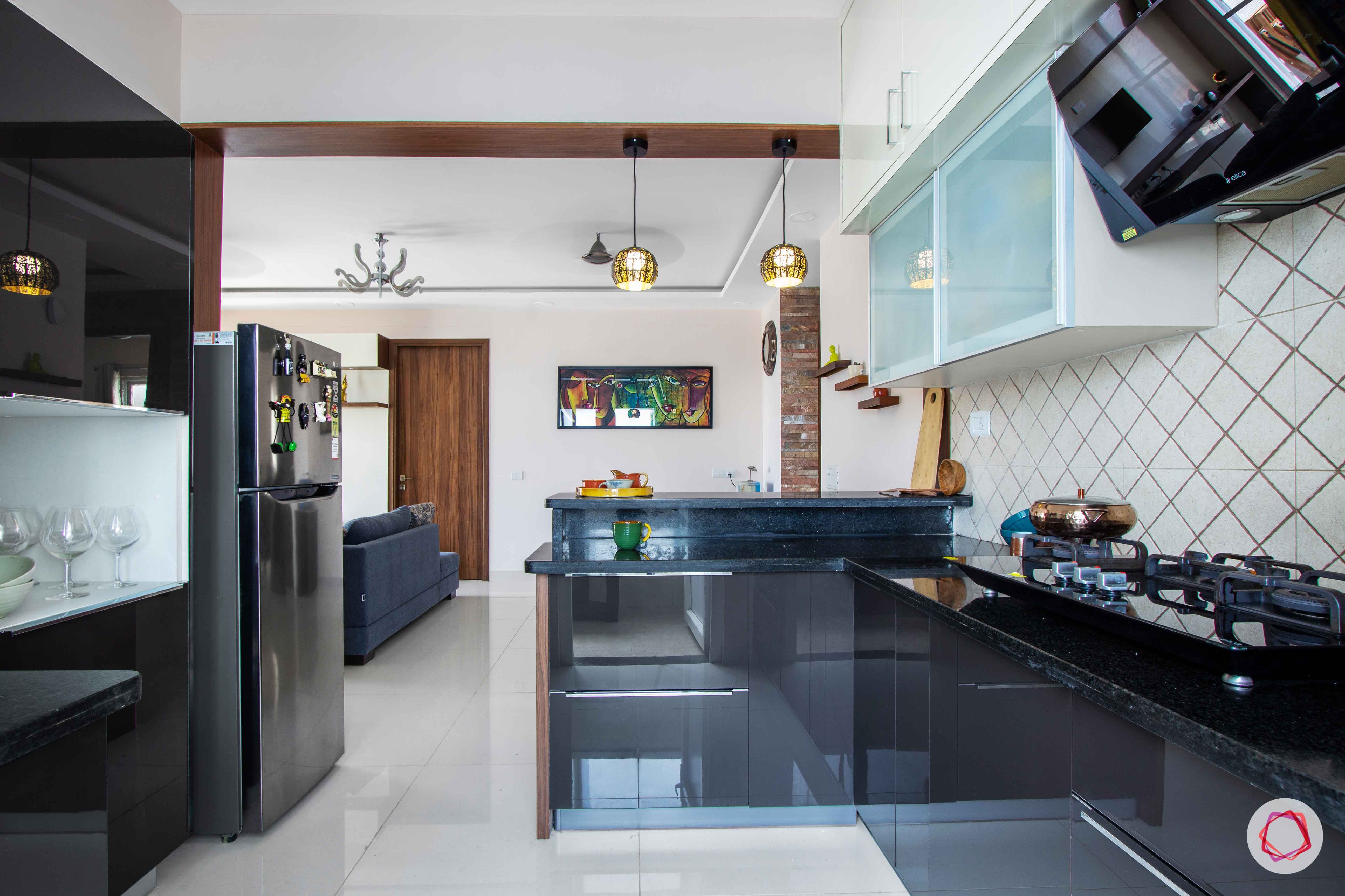 snn raj greenbay-modular kitchen-grey kitchen-full kitchen design