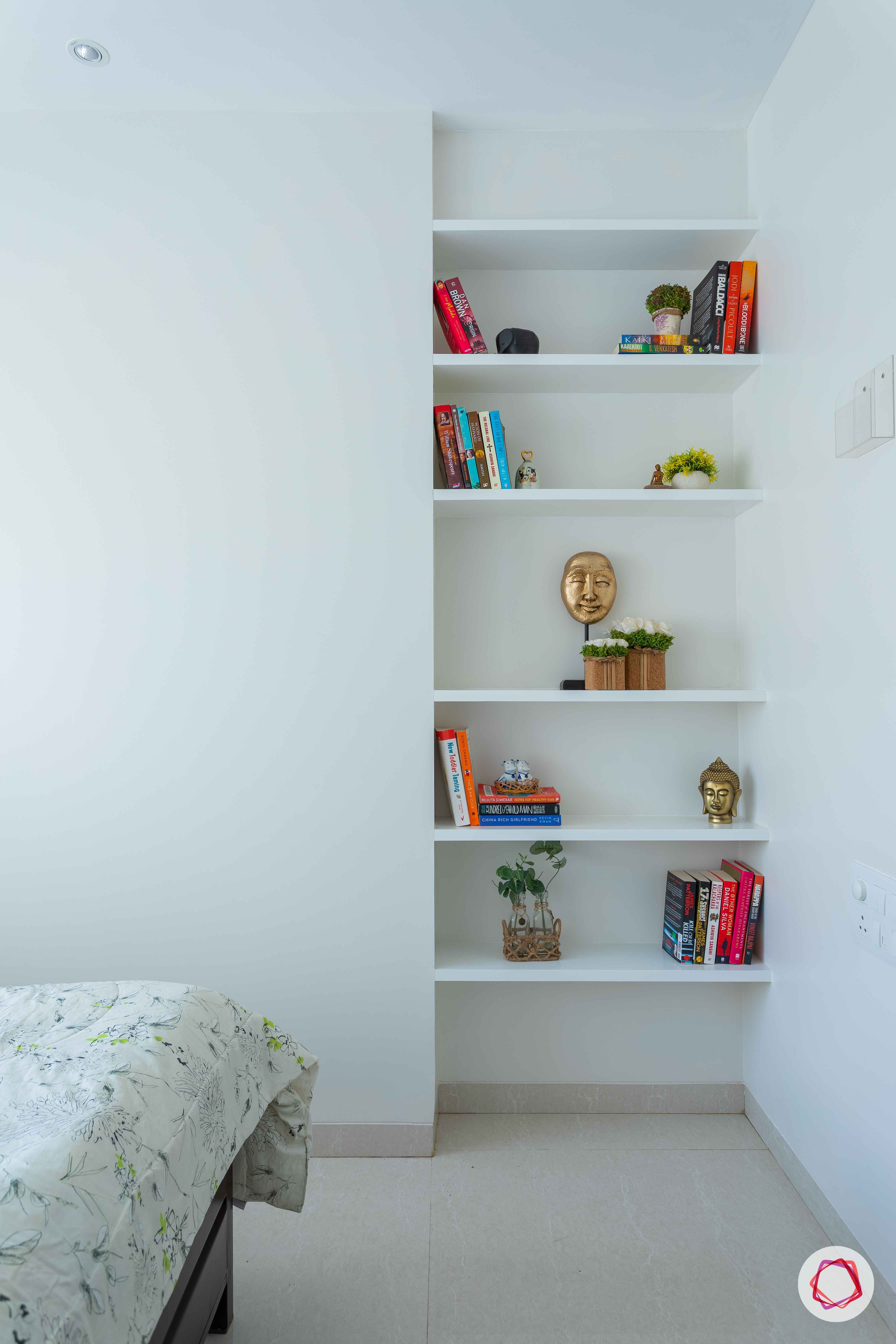 adani western-heights-white furniture designs-white shelf designs