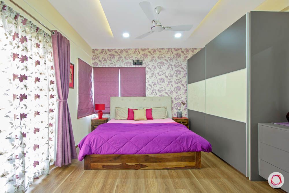 master-bedroom-purple-sliding-door-wardrobe-curtains-blinds-bed