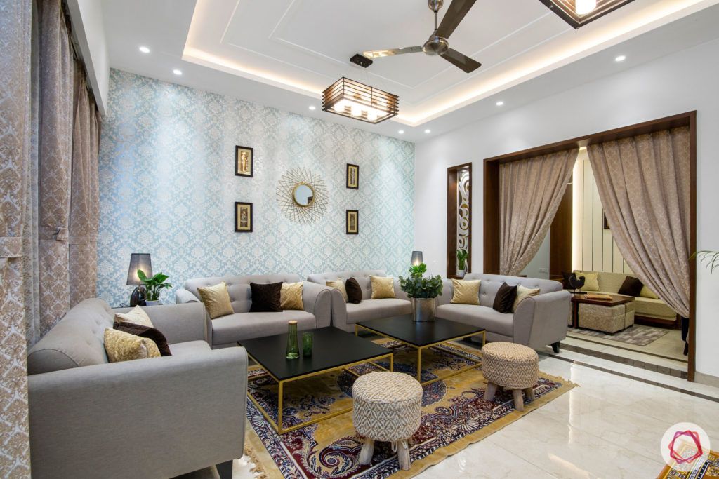 Wallpaper For Indian Living Room | Baci Living Room