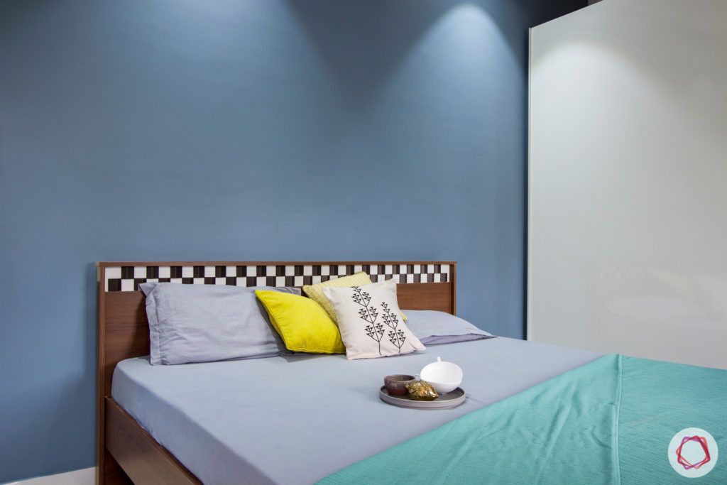 duplex house design-blue wall designs-blue wallpaper designs