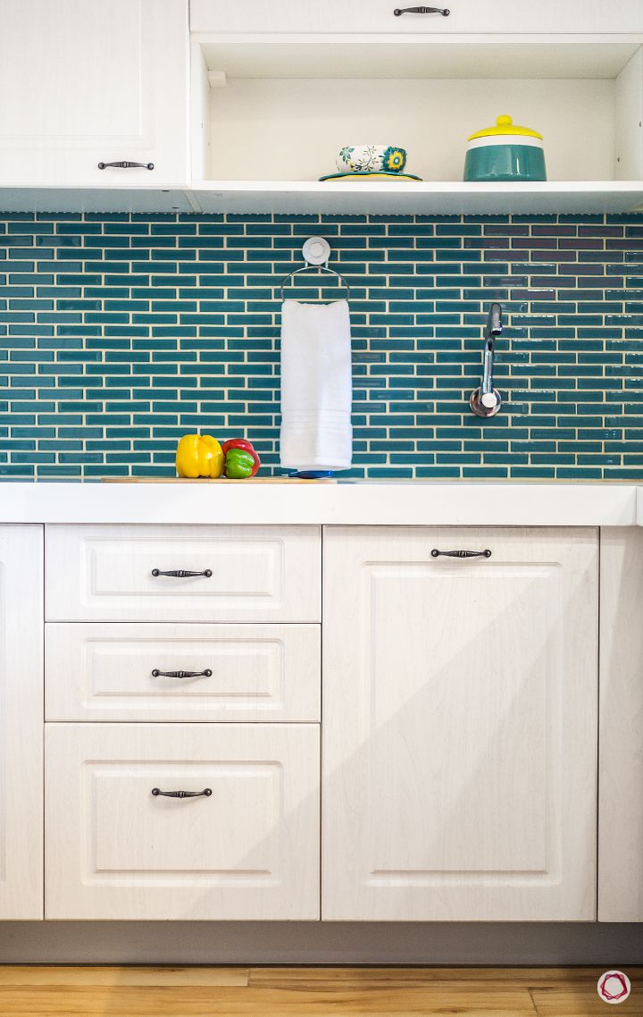 kitchen tiles-blue kitchen tile designs-white kitchen cabinet designs