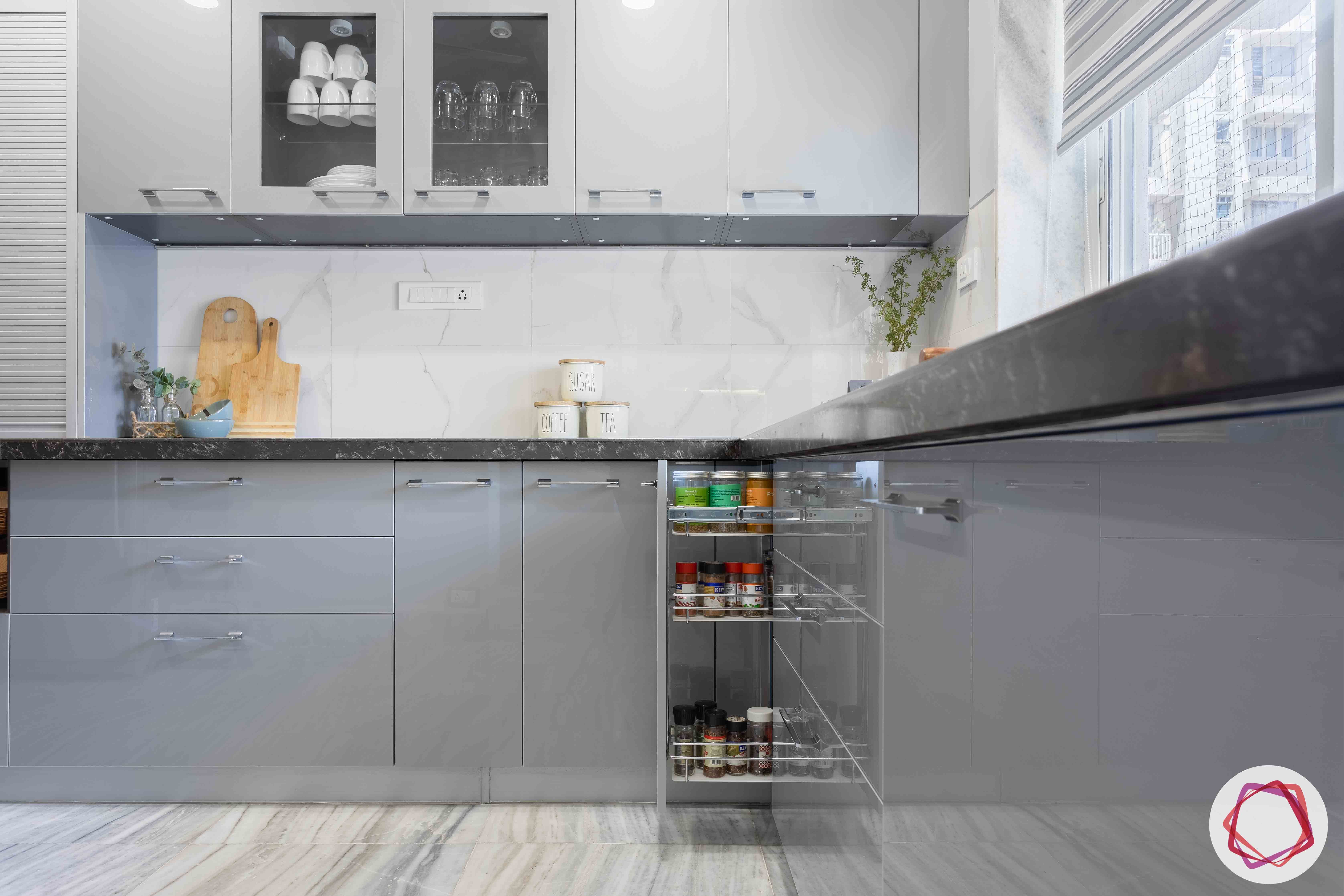 kitchen tiles-marble kitchen backsplash-grey kitchen cabinet designs