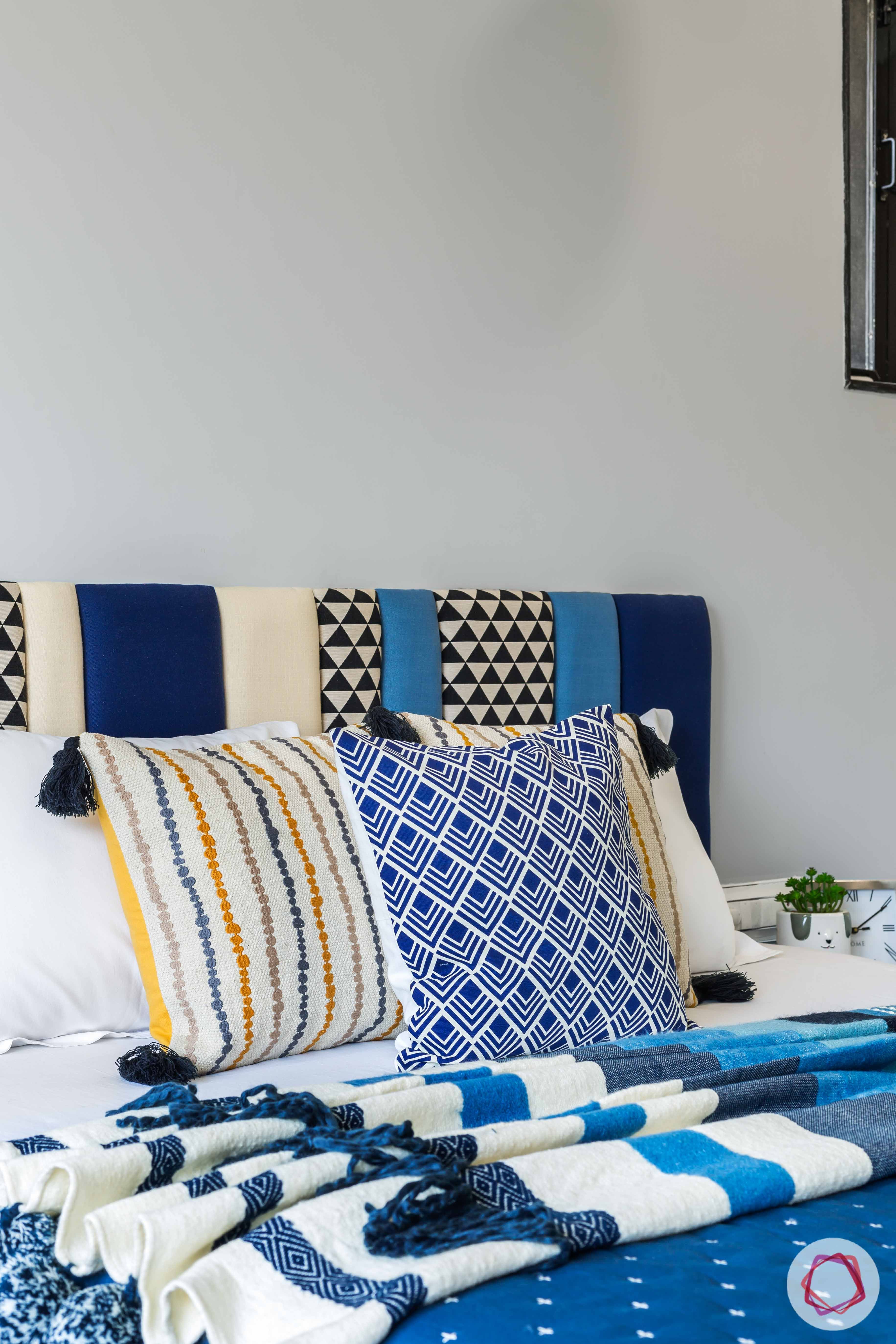 indian bedroom-printed fabric-headboard-patterned headboard