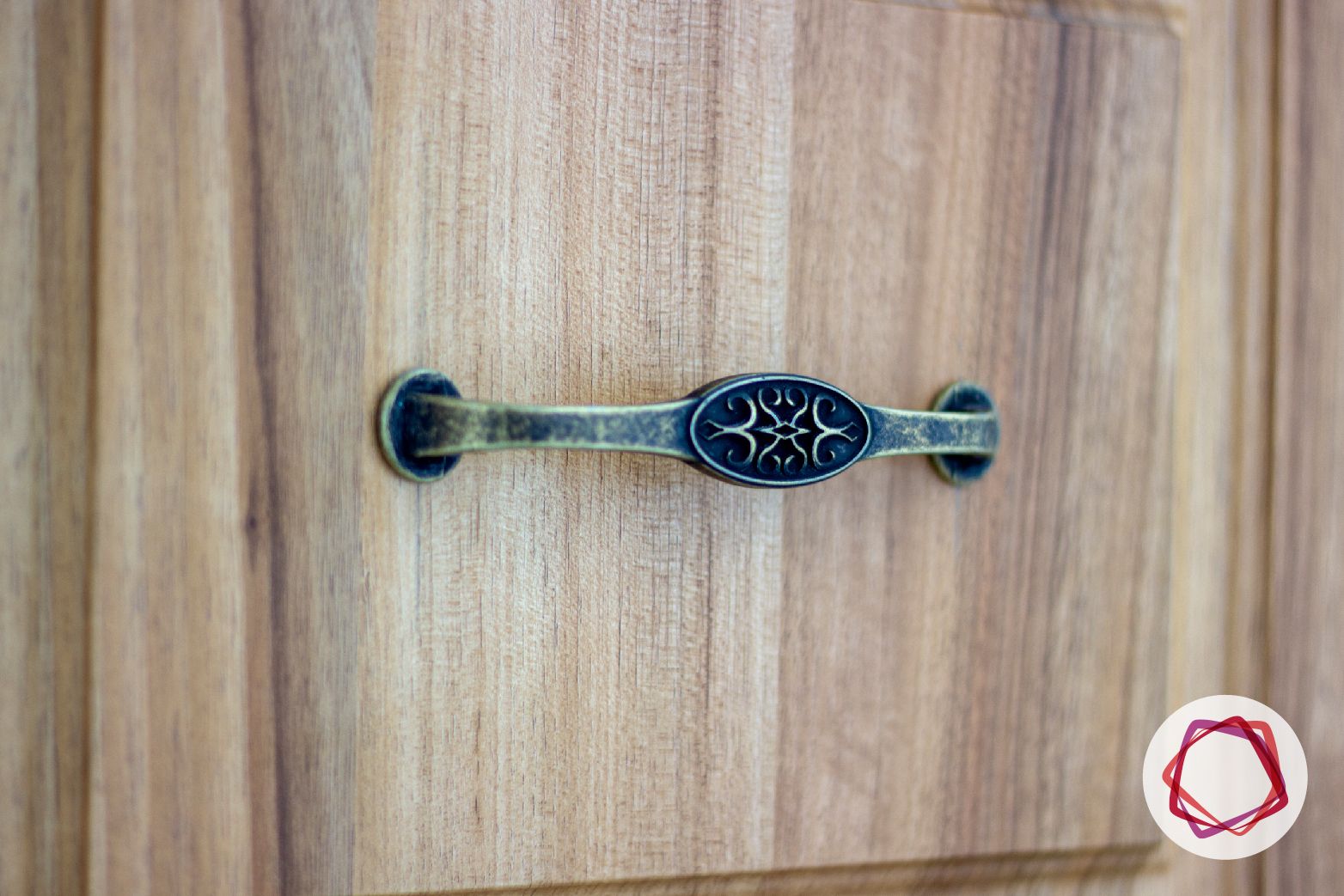 modular kitchen interior designers in bangalore-single vintage brass handle