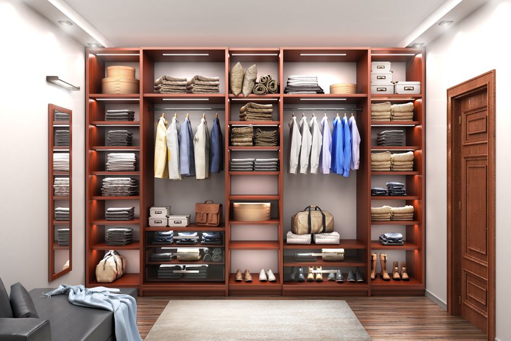 men’s closet design-wardrobes with lofts
