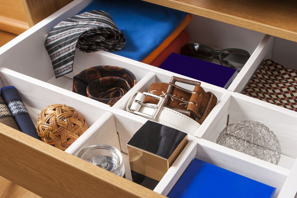 men’s wardrobe design-drawer dividers