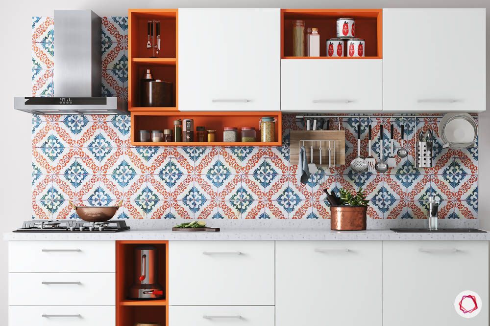 kitchen cupboard designs-orange kitchen
